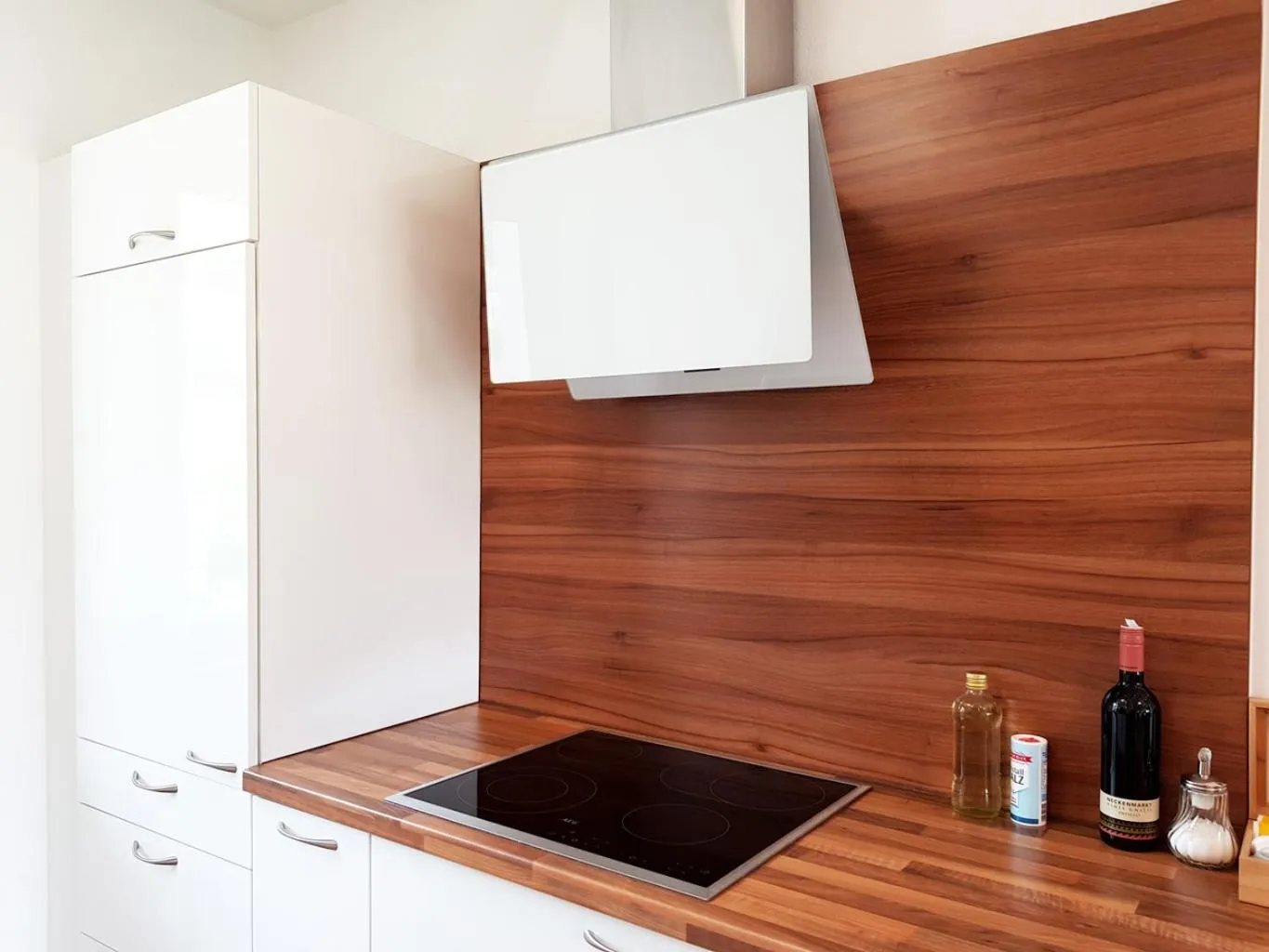 Kitchen or kitchenette in Aparthotel Pan Haus