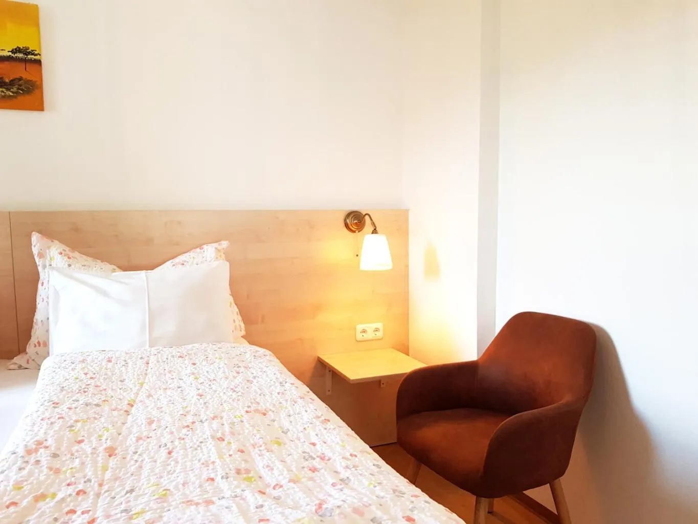 Bed in Aparthotel Pan Haus