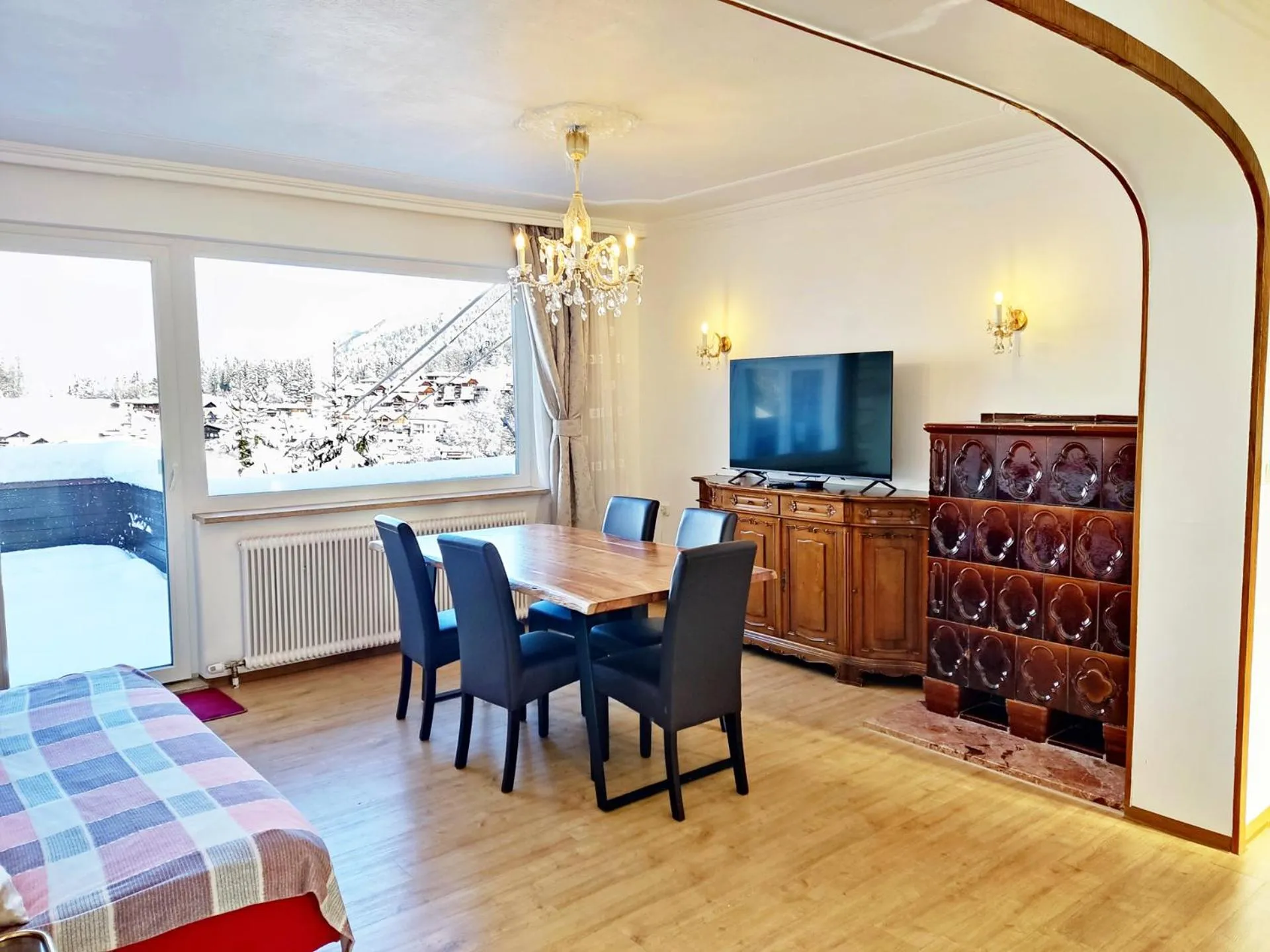 TV and multimedia, Bed in Aparthotel Pan Haus