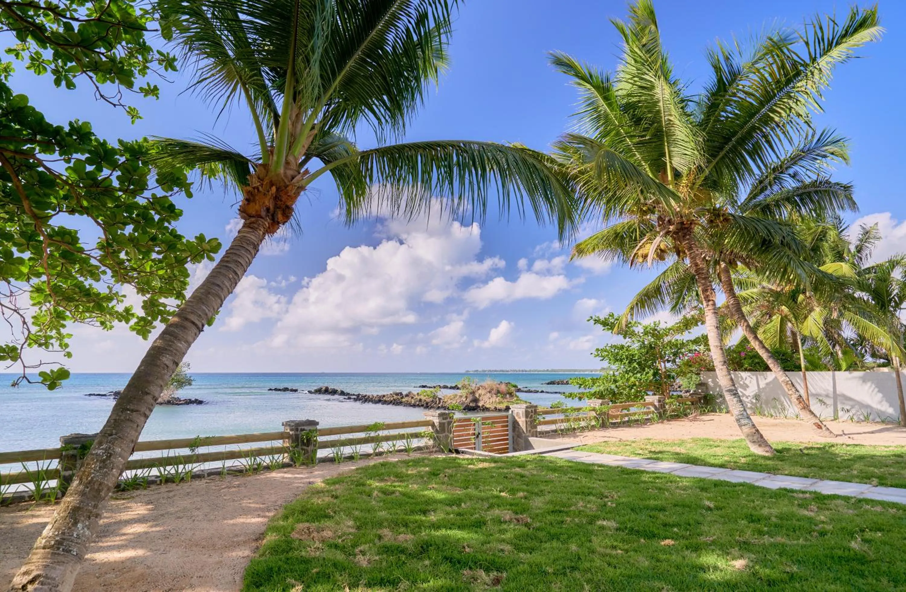 Garden in Les Estivales Beachfront Suites & Penthouses by LOV Mauritius