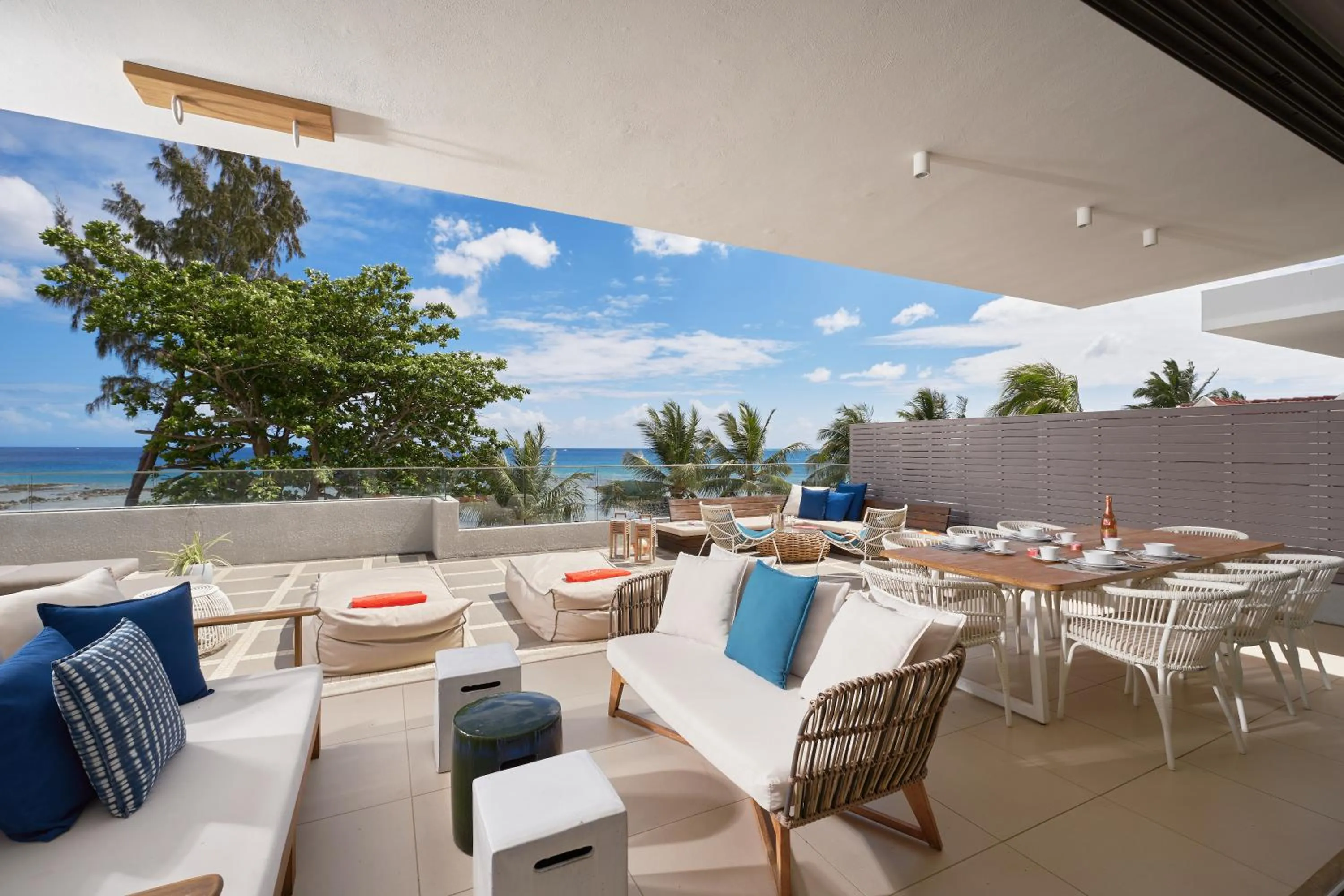 Balcony/Terrace in Les Estivales Beachfront Suites & Penthouses by LOV Mauritius