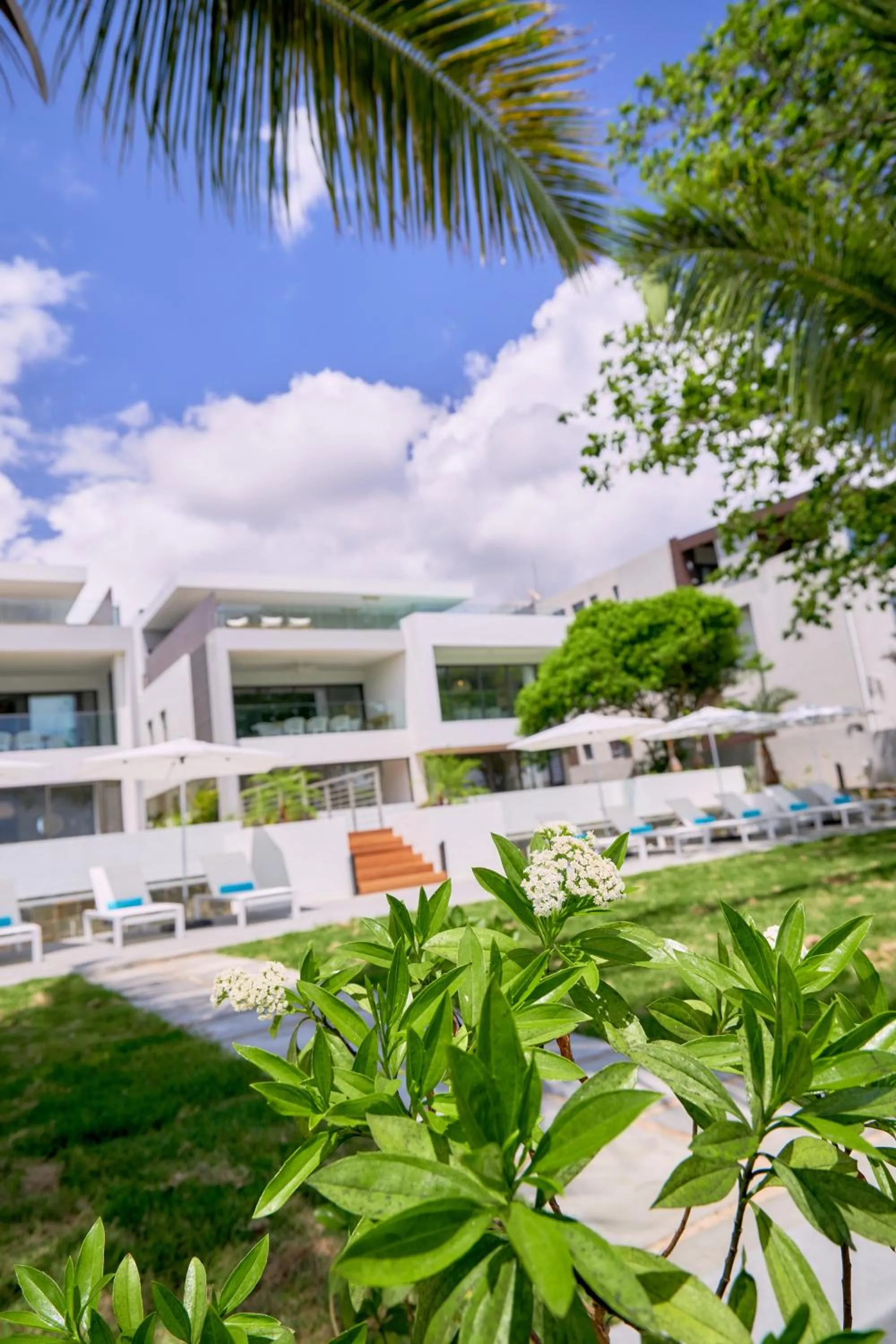 Property building in Les Estivales Beachfront Suites & Penthouses by LOV Mauritius