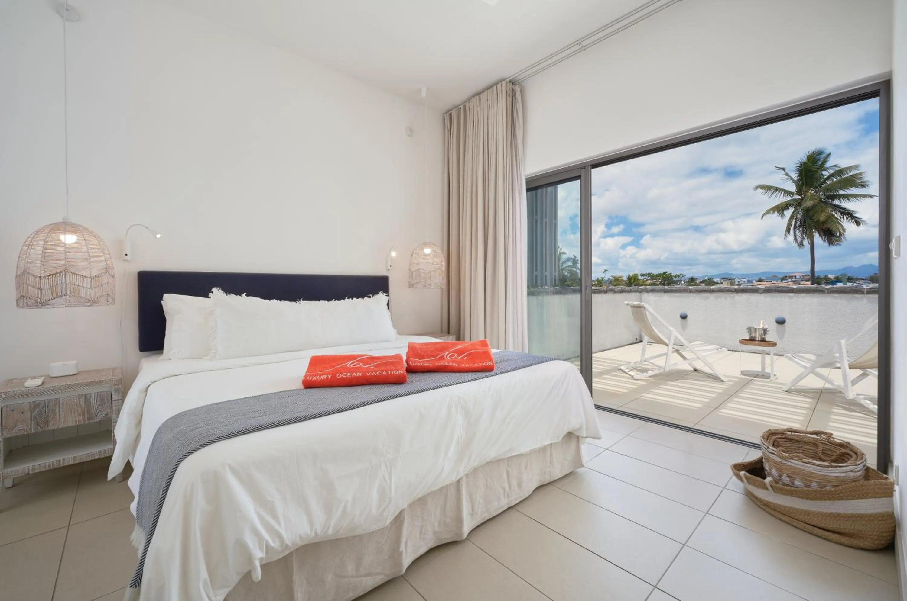 Bedroom, Bed in Les Estivales Beachfront Suites & Penthouses by LOV Mauritius