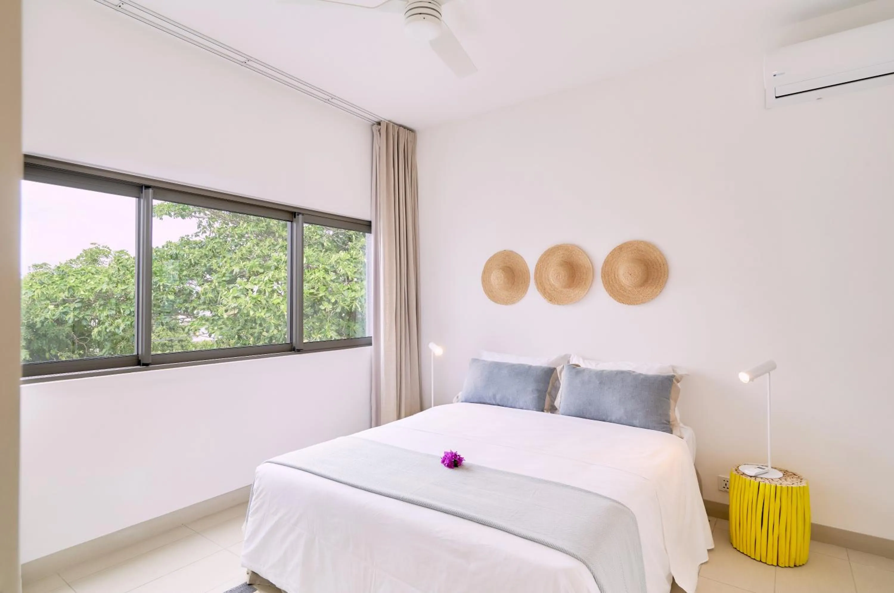 Bed in Les Estivales Beachfront Suites & Penthouses by LOV Mauritius