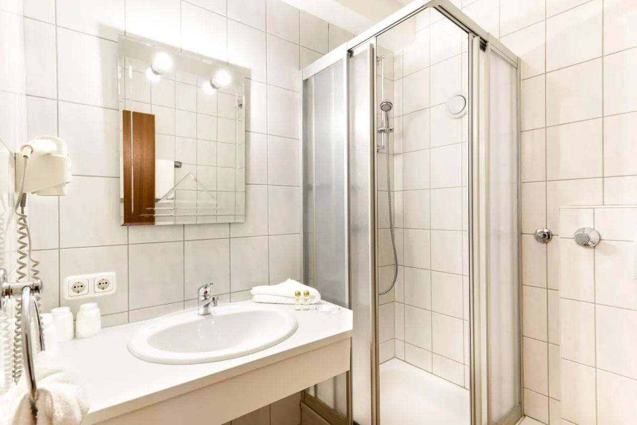 Bathroom in Aparthotel Kleinwalsertal