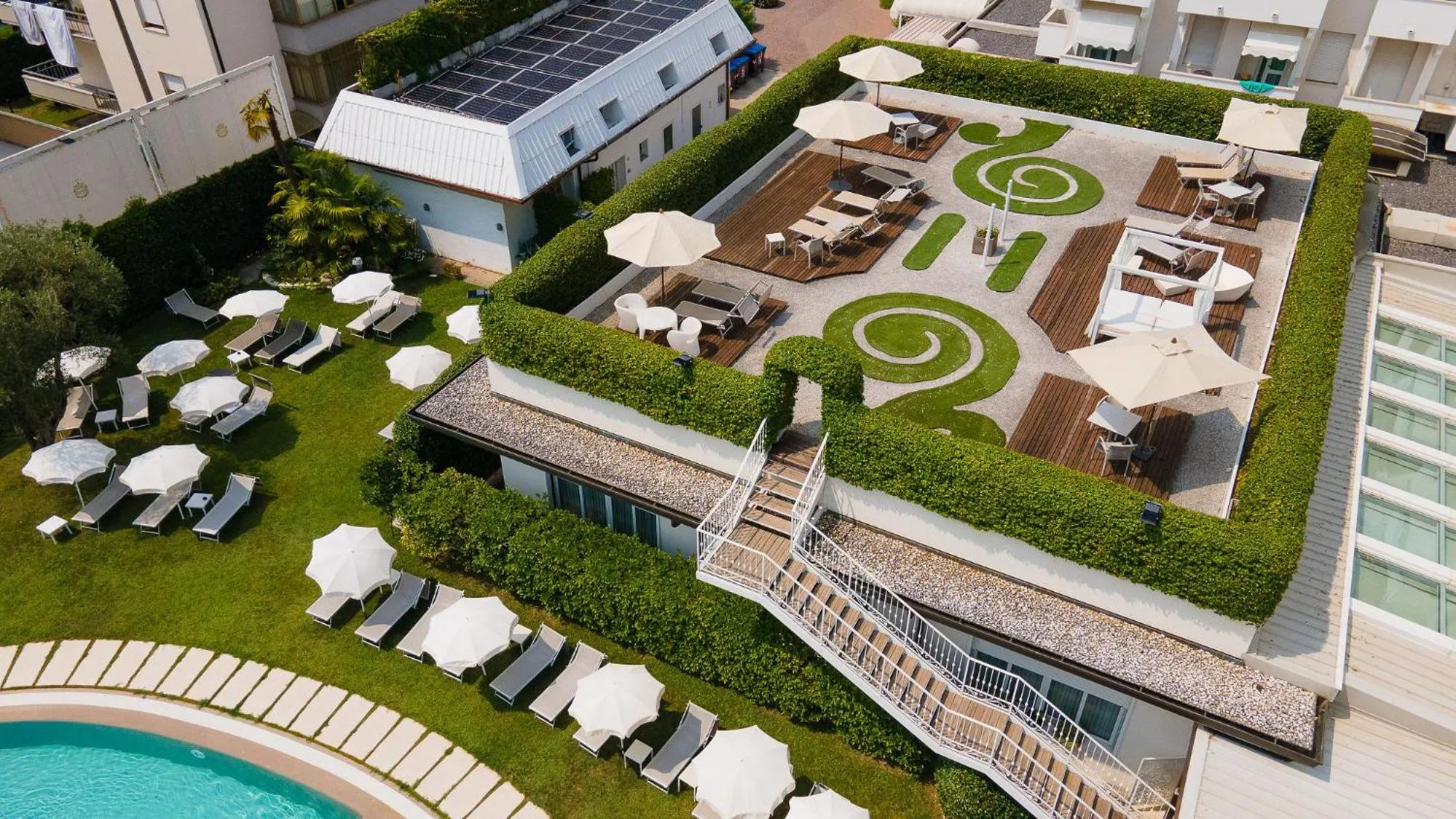 Garden in Hotel Quisisana Terme