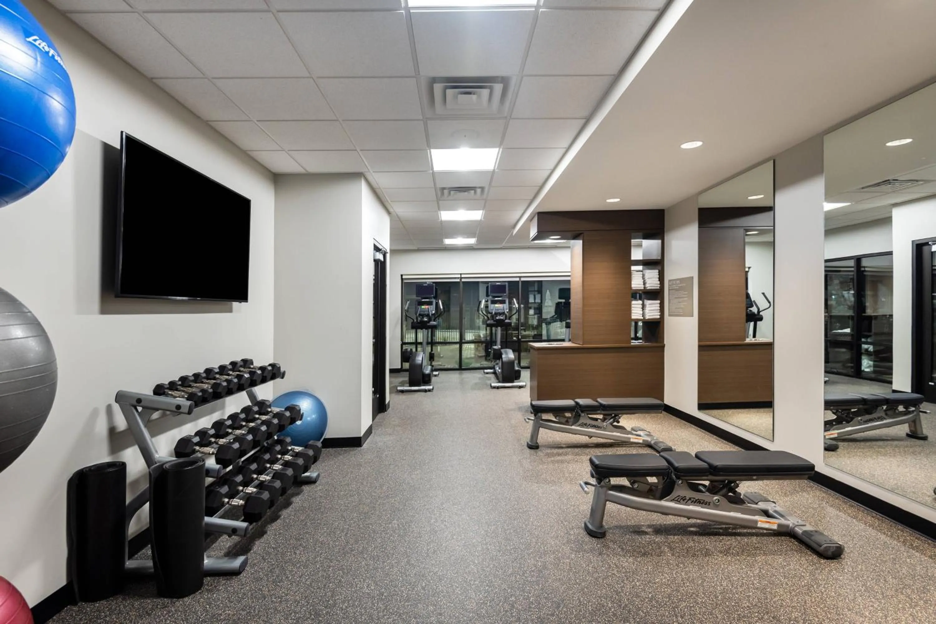 Fitness centre/facilities in TownePlace Suites by Marriott Whitefish