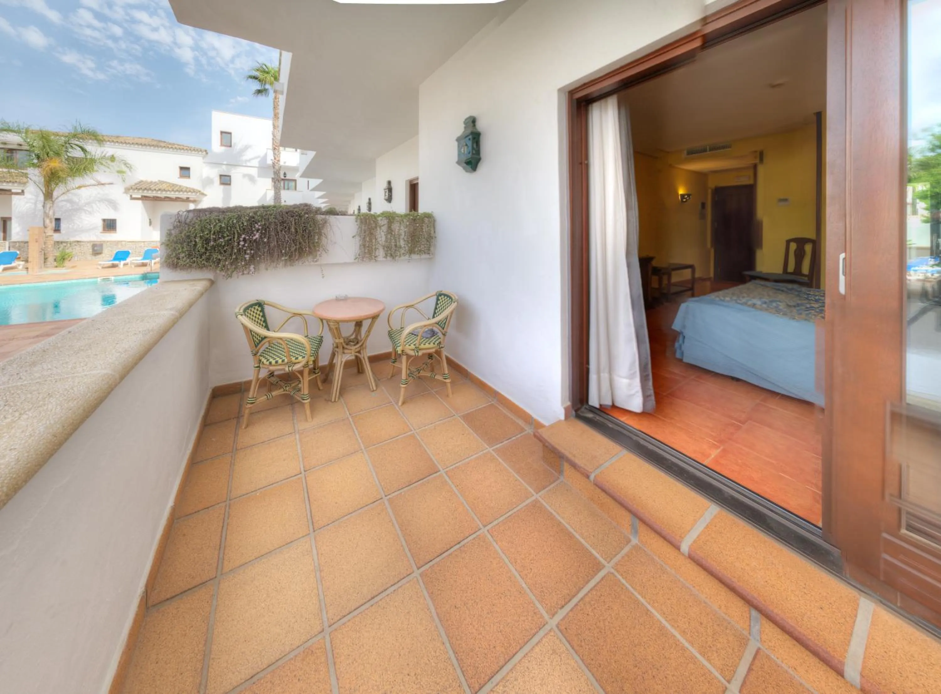 Balcony/Terrace in Hotel Porfirio
