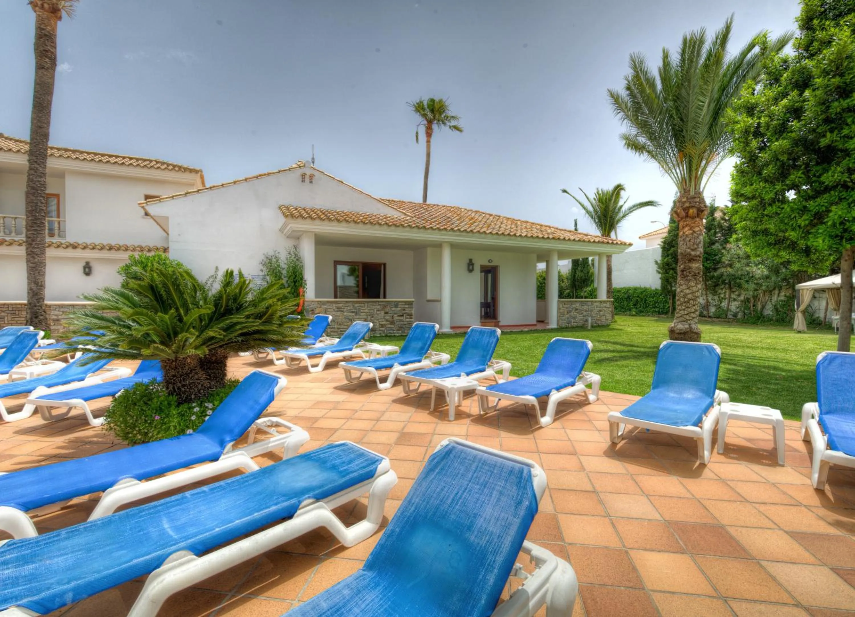 Garden in Hotel Porfirio