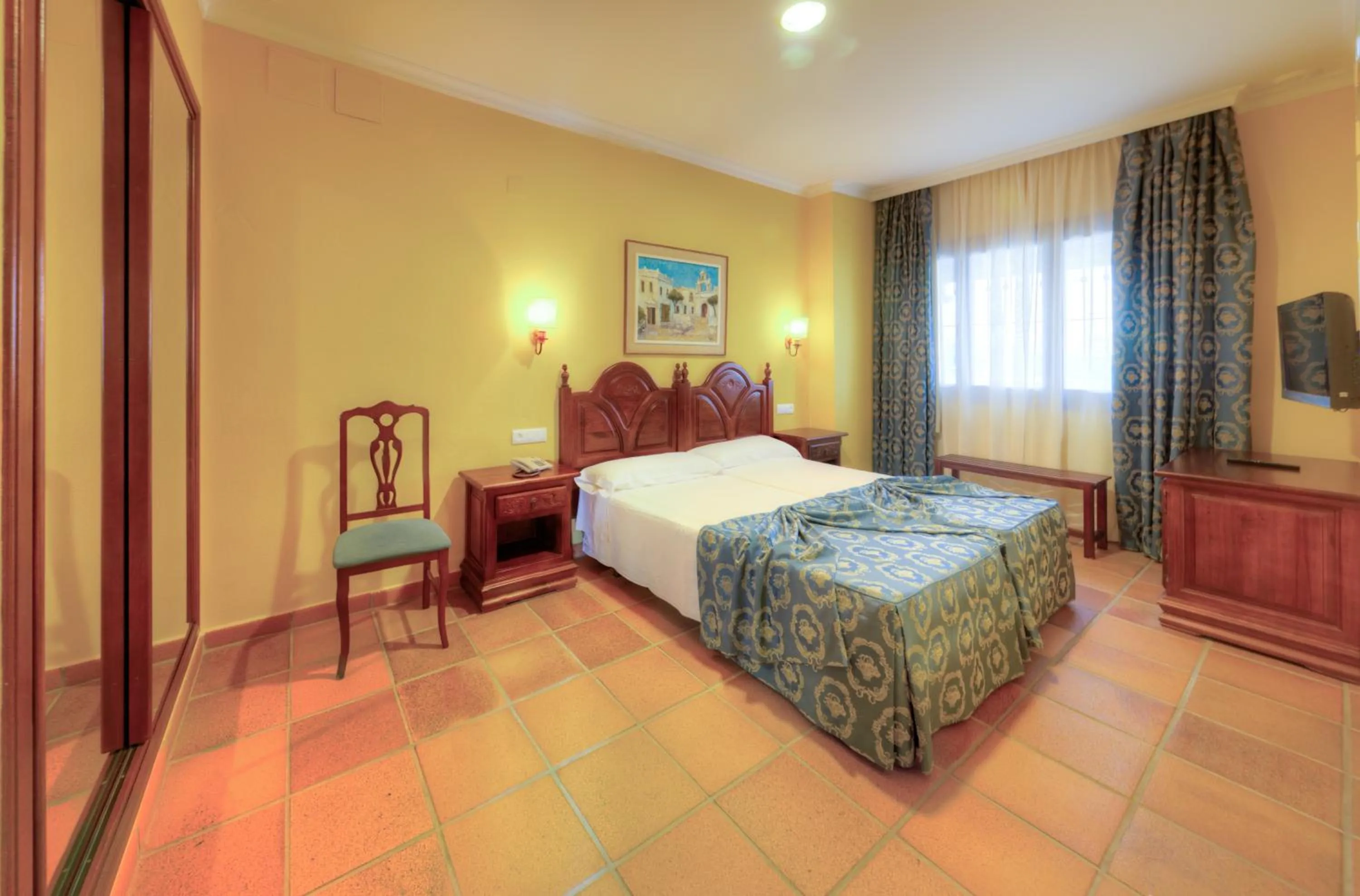 Bed in Hotel Porfirio