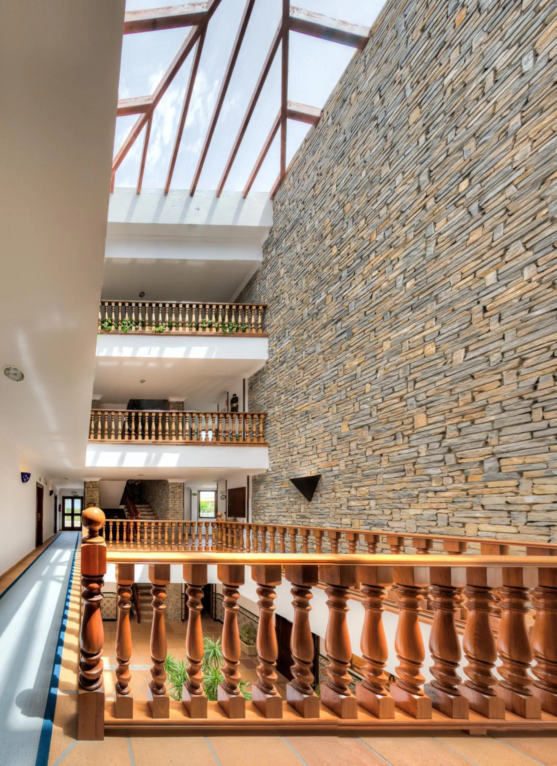 Patio in Hotel Porfirio