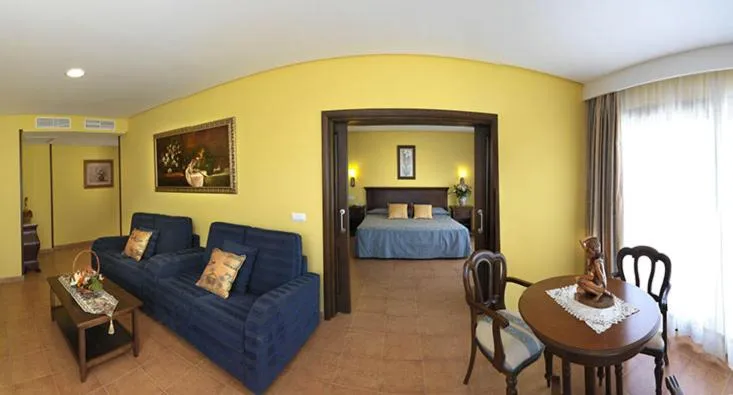 Bed in Hotel Porfirio