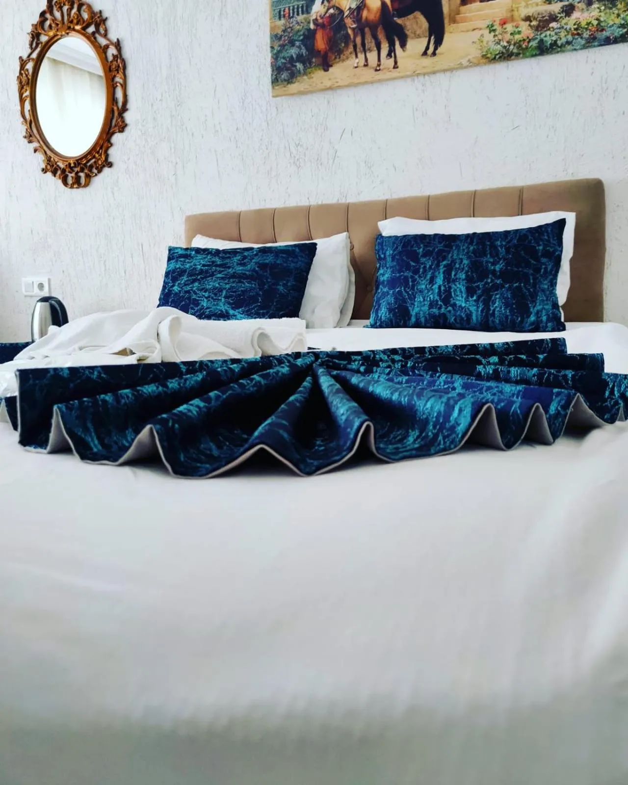 Bed in Hotel Estambul