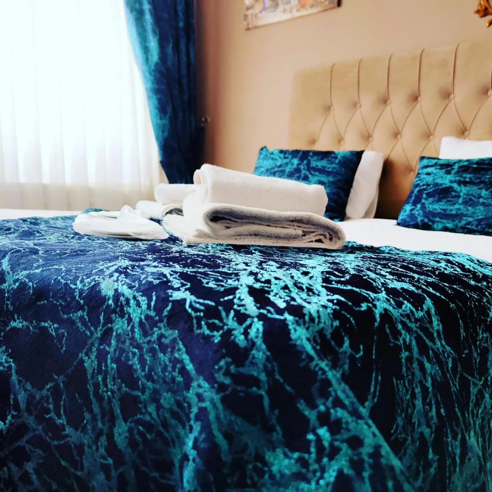 Bed in Hotel Estambul