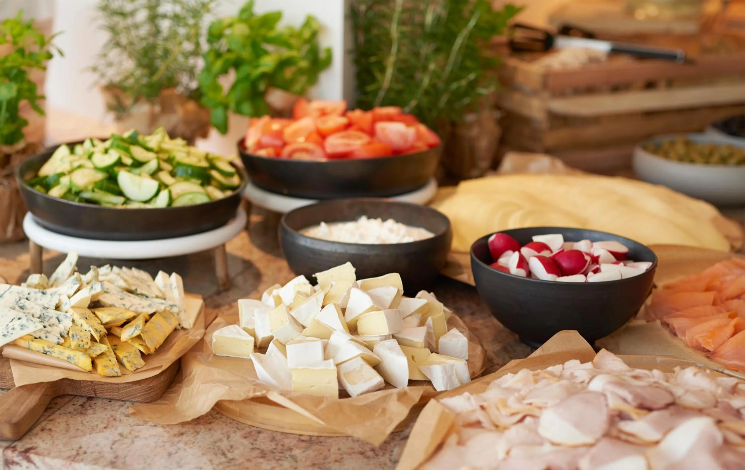 Breakfast in Baltic Park Fort by Zdrojowa