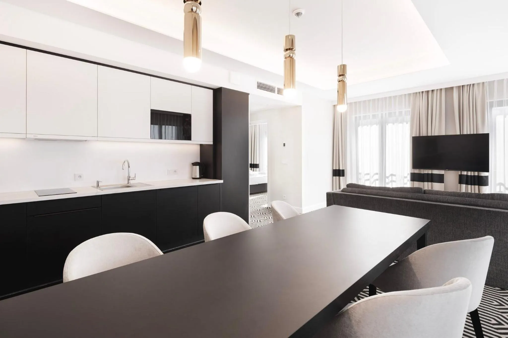 Kitchen or kitchenette in Baltic Park Fort by Zdrojowa