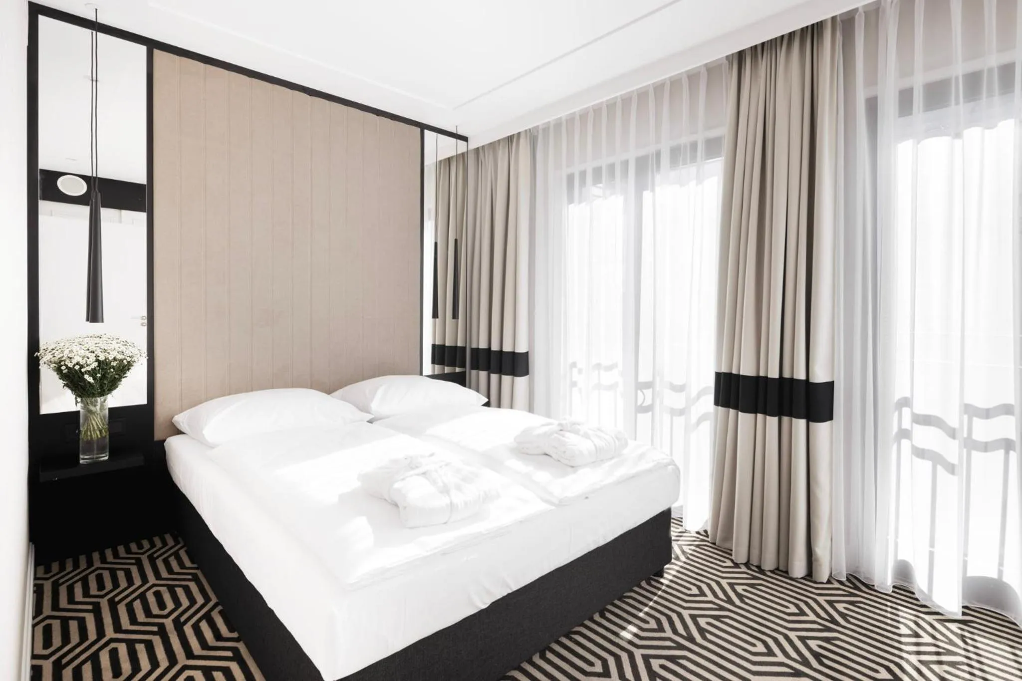 Bed in Baltic Park Fort by Zdrojowa