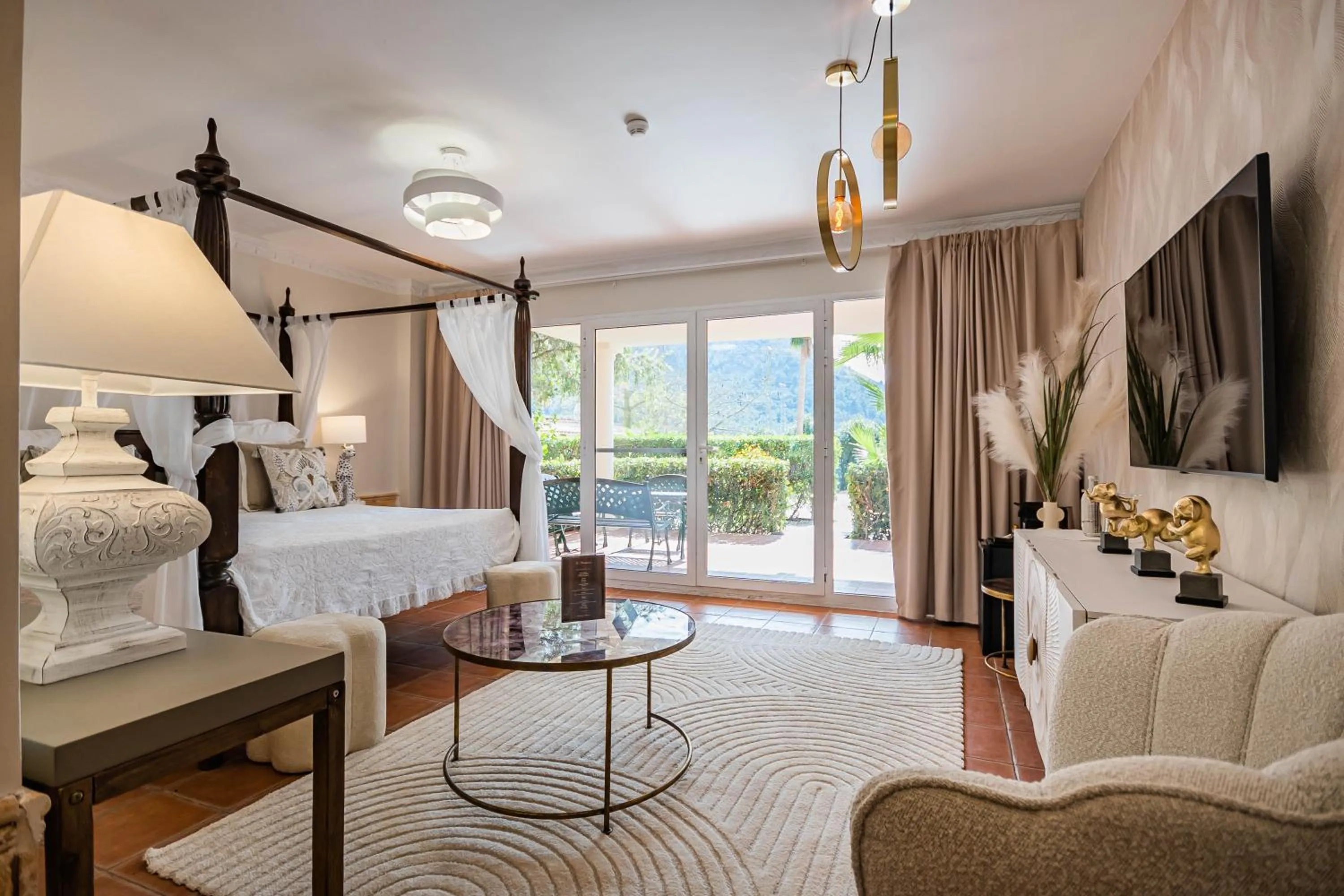 View (from property/room), Bed in Events Hotel La Plantación