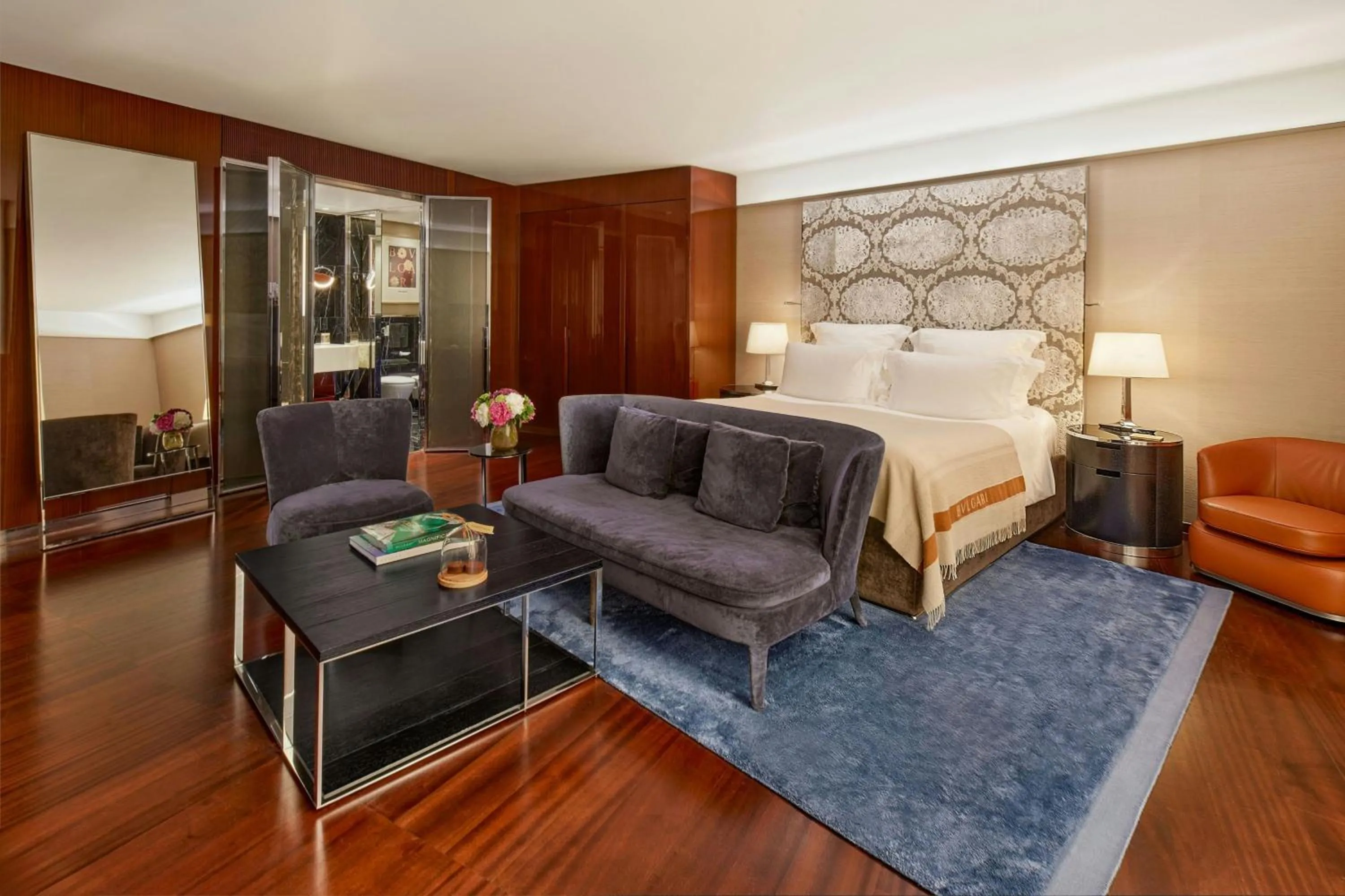 Photo of the whole room in Bvlgari Hotel London