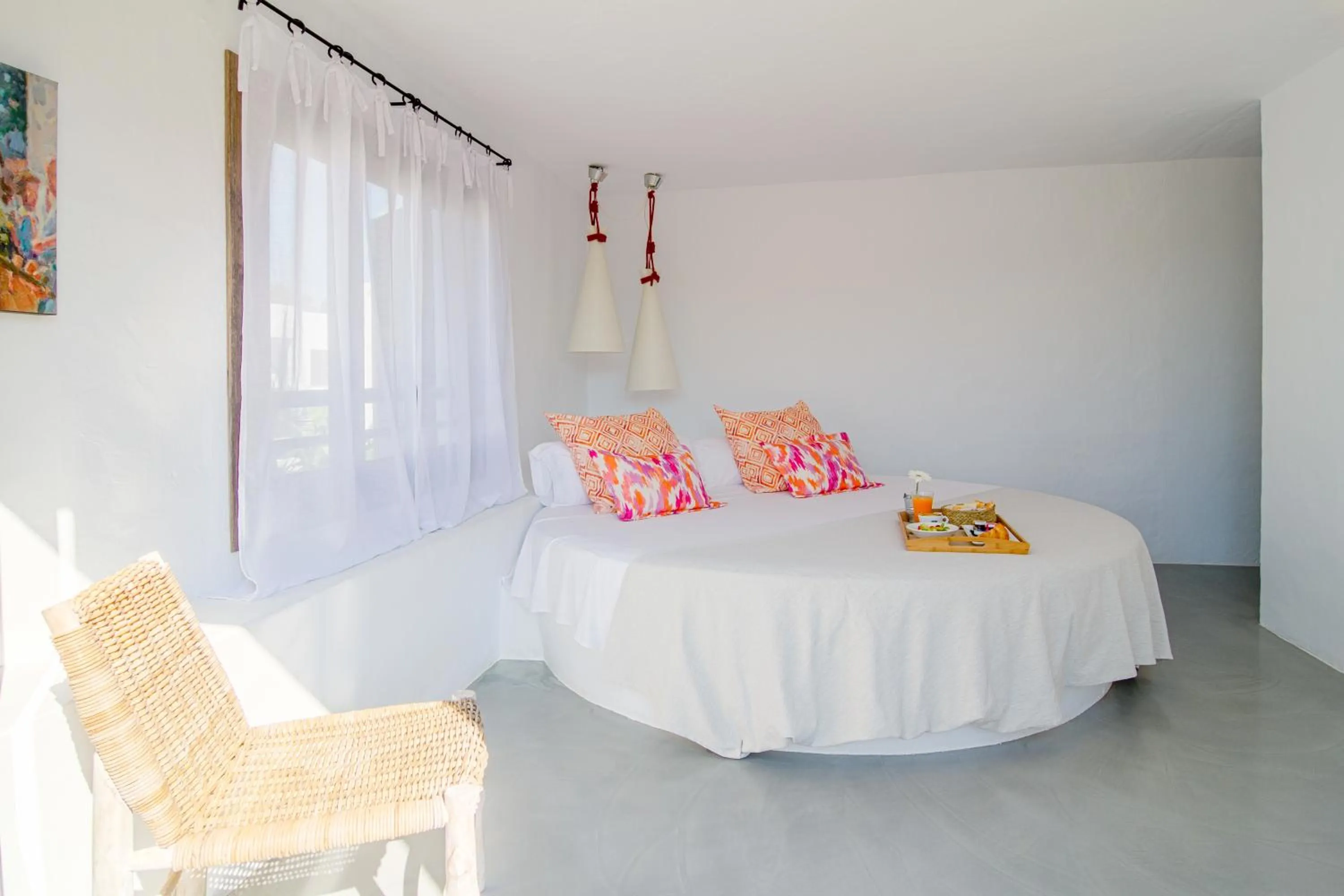 Bedroom, Bed in Villas S'Argamassa