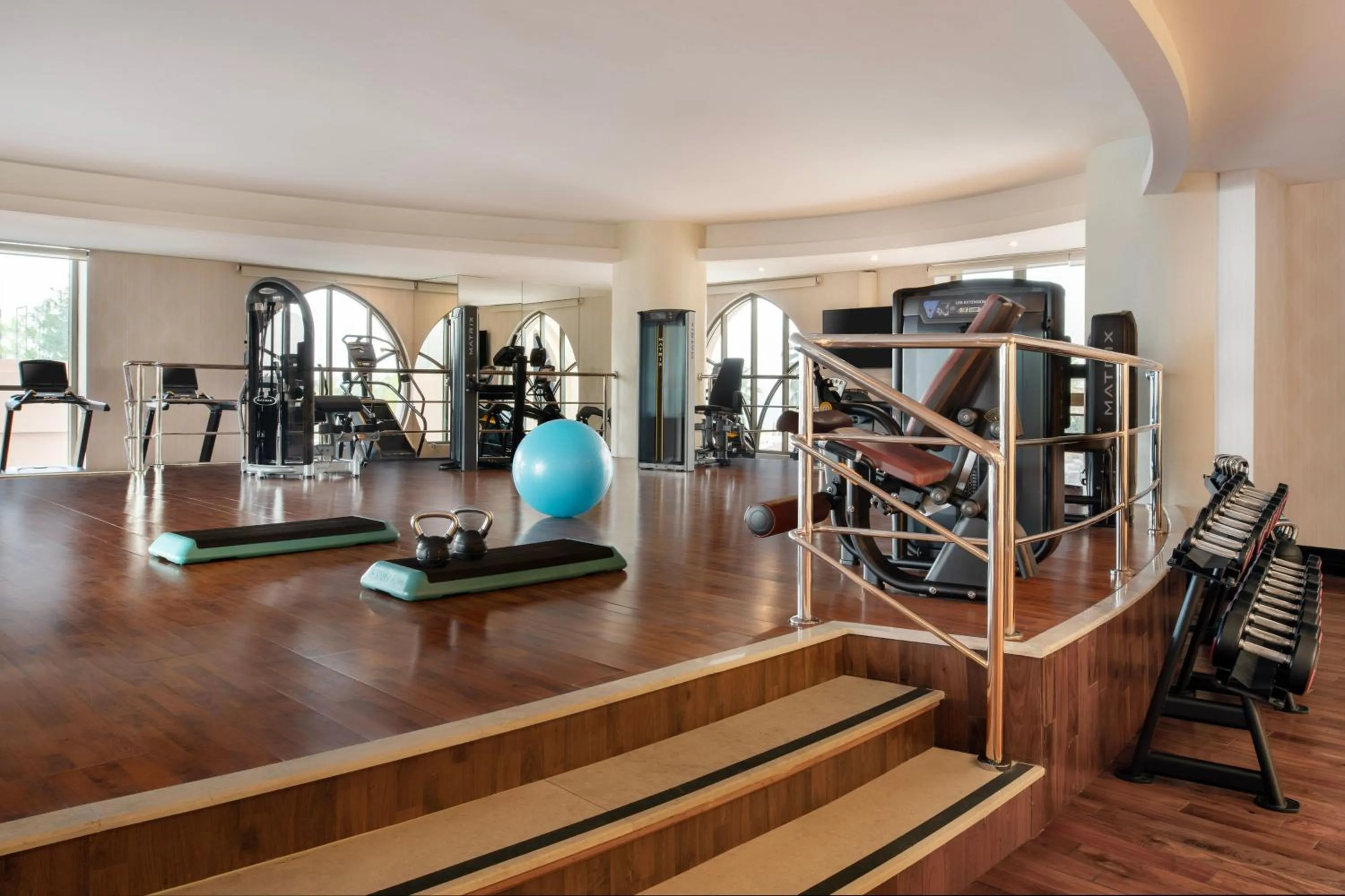 Fitness centre/facilities in The St. Regis Doha
