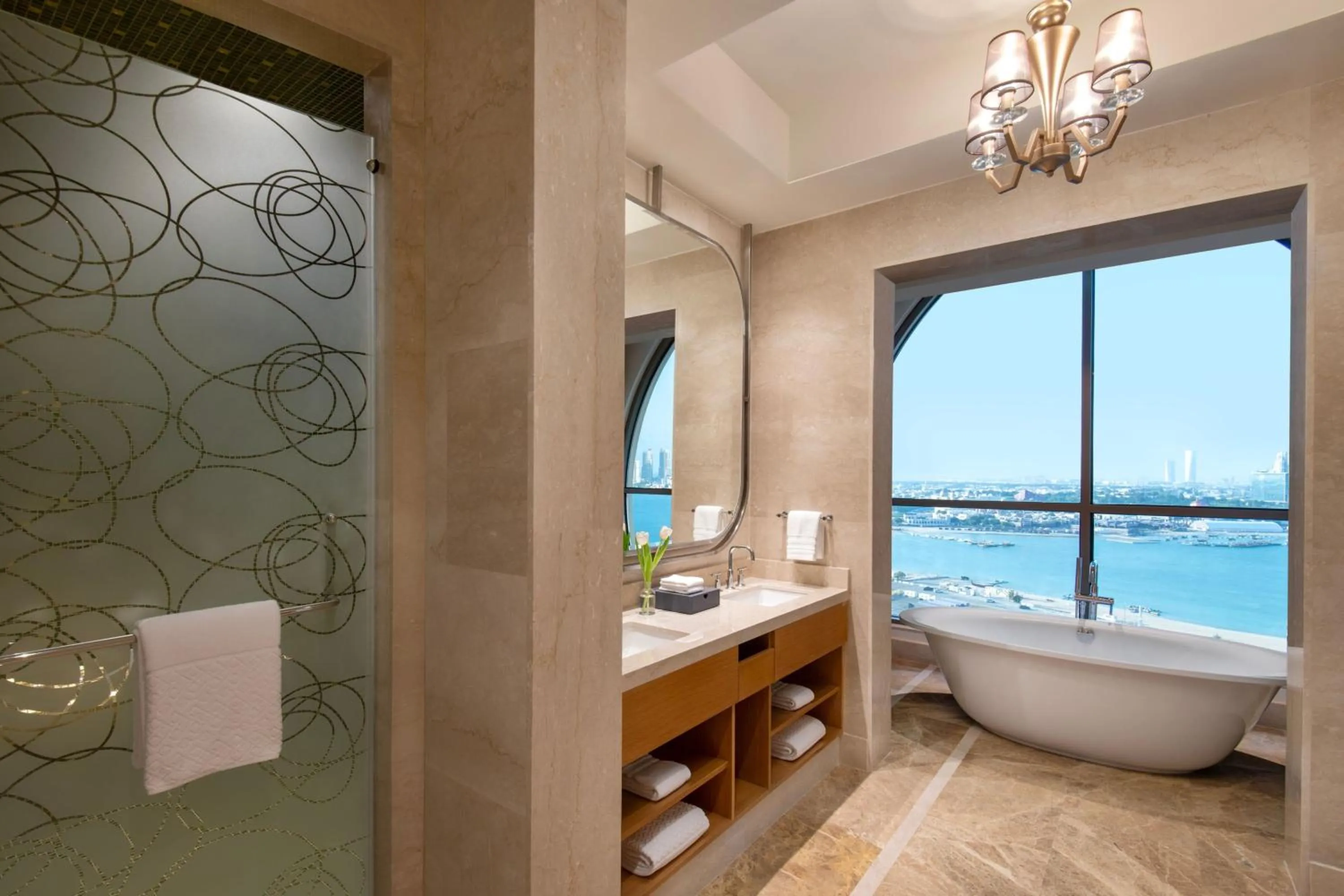 Bathroom in The St. Regis Doha