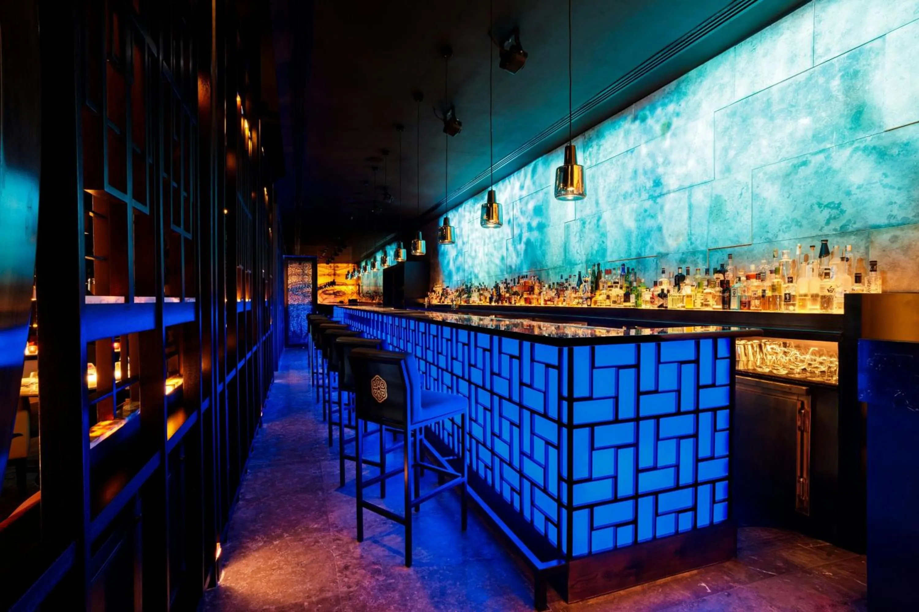 Lounge or bar in The St. Regis Doha