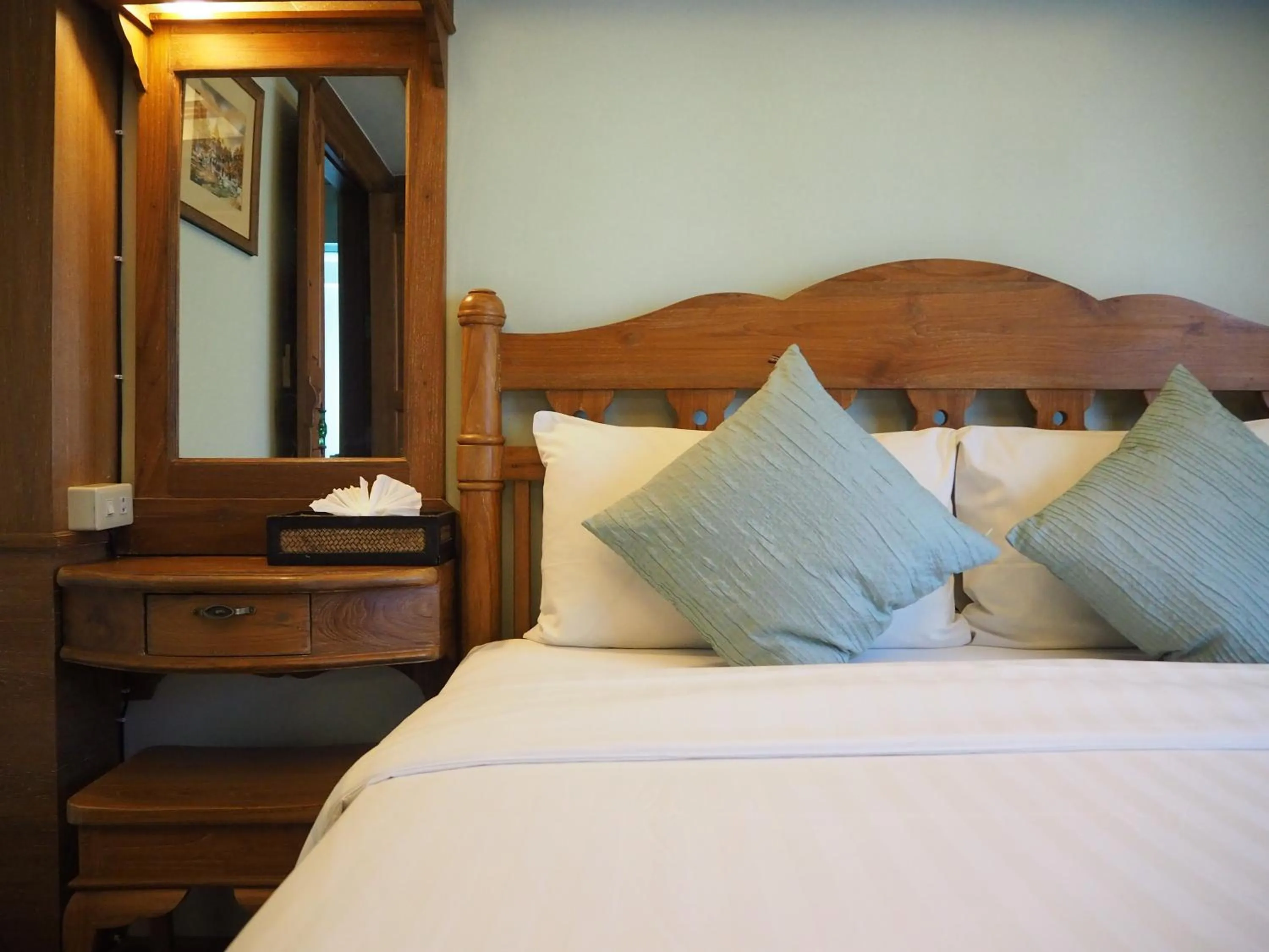 Bedroom, Bed in Rich Lanna House