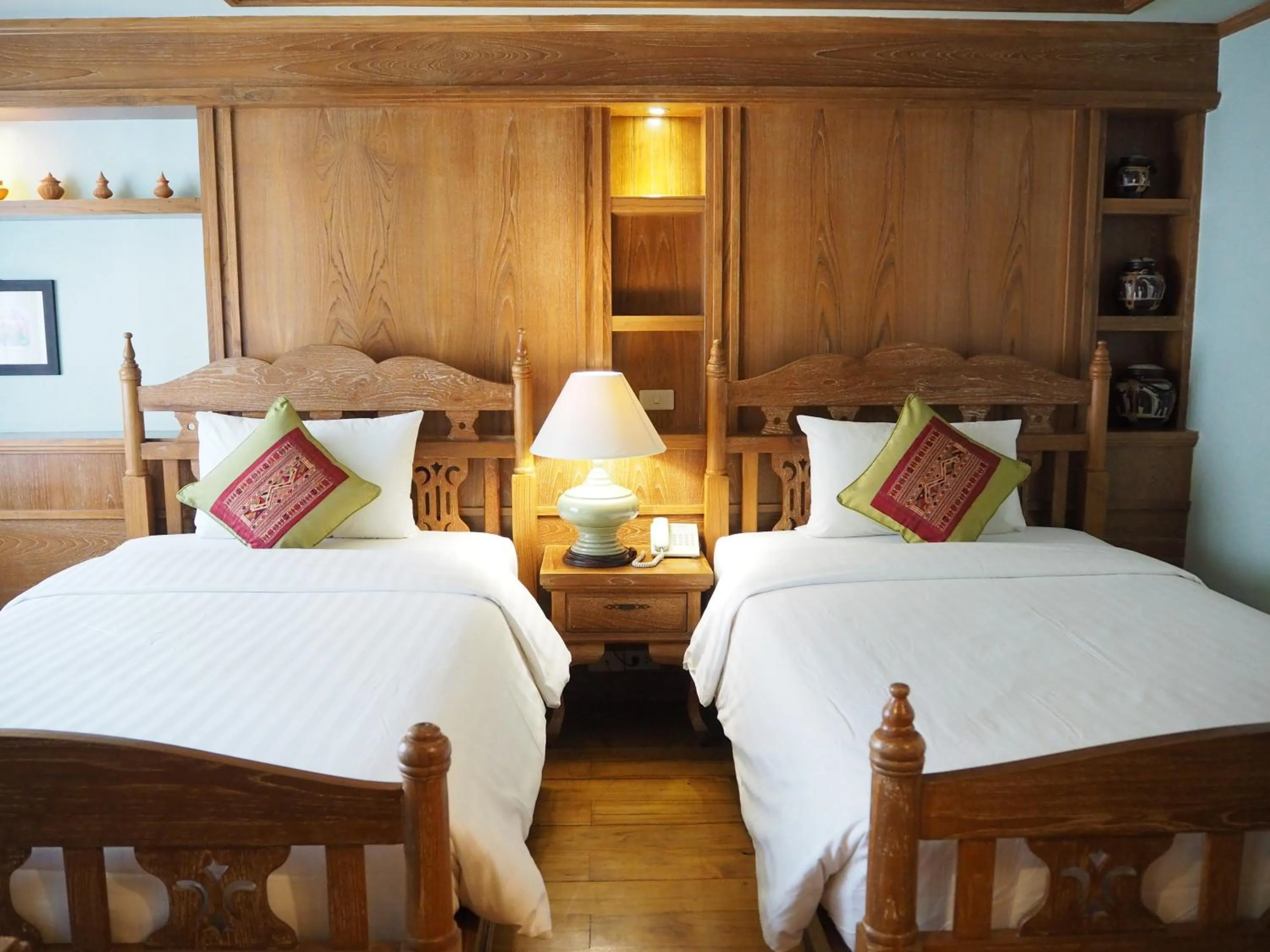 Bed in Rich Lanna House