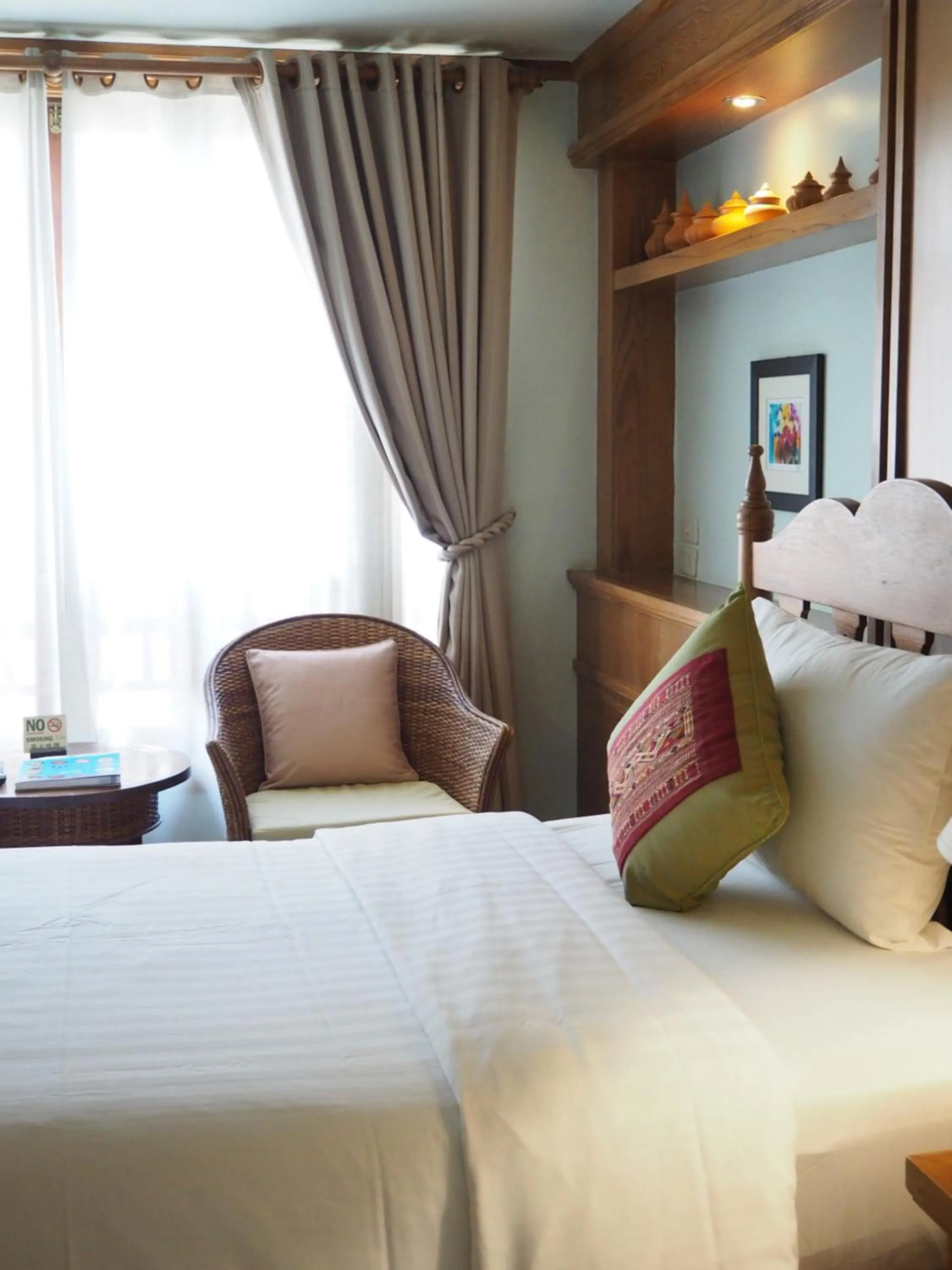 Bed in Rich Lanna House