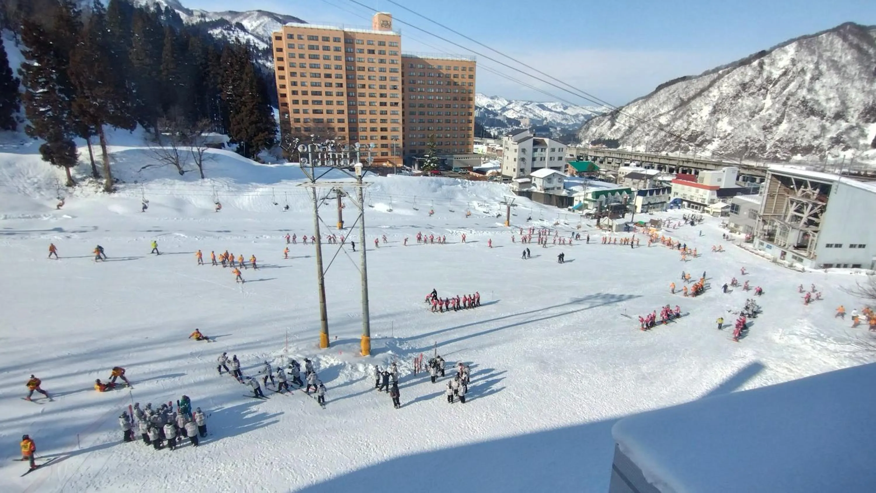 Mountain view in Yuzawa Toei Hotel