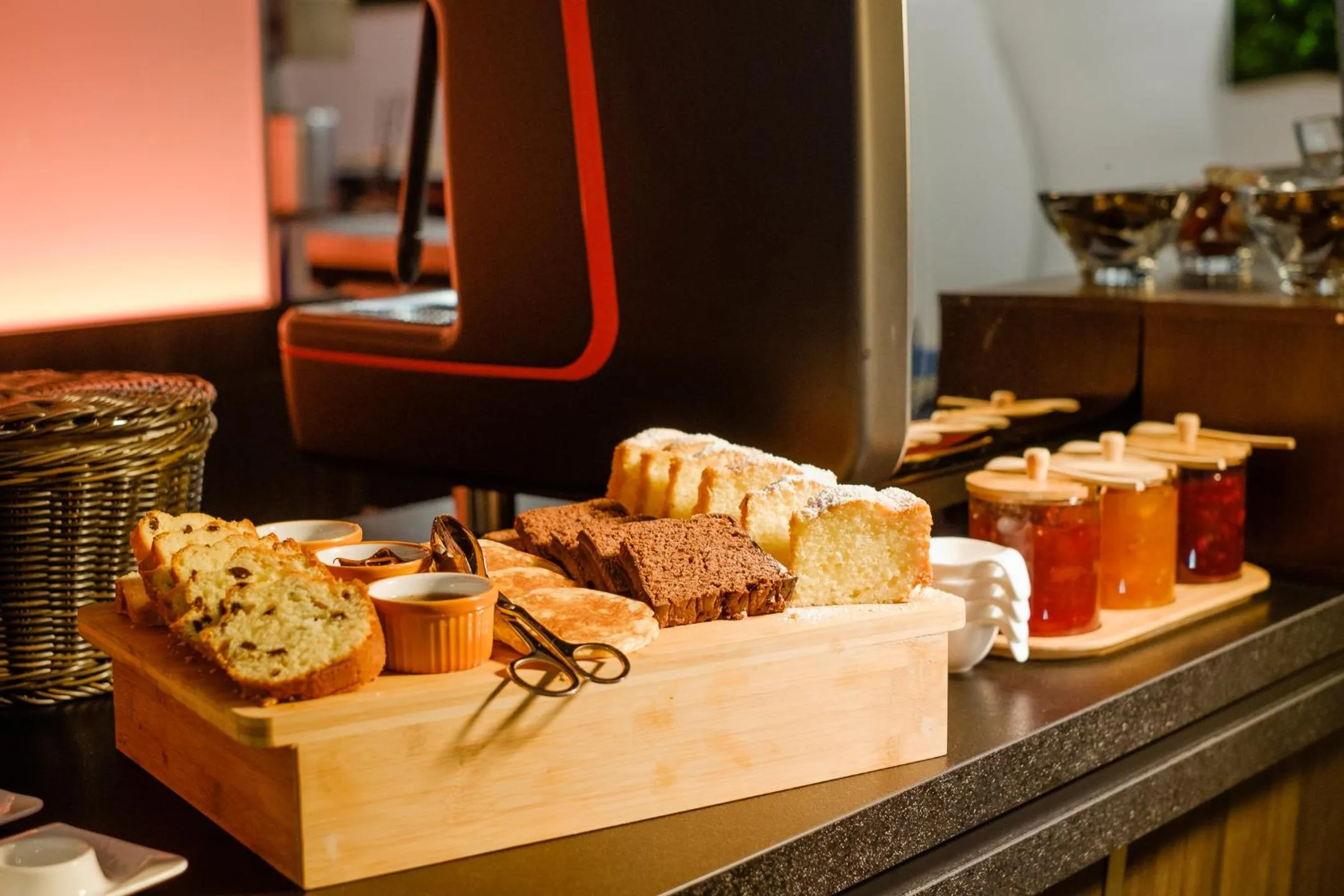 Buffet breakfast in Nikii Boutique Hotel