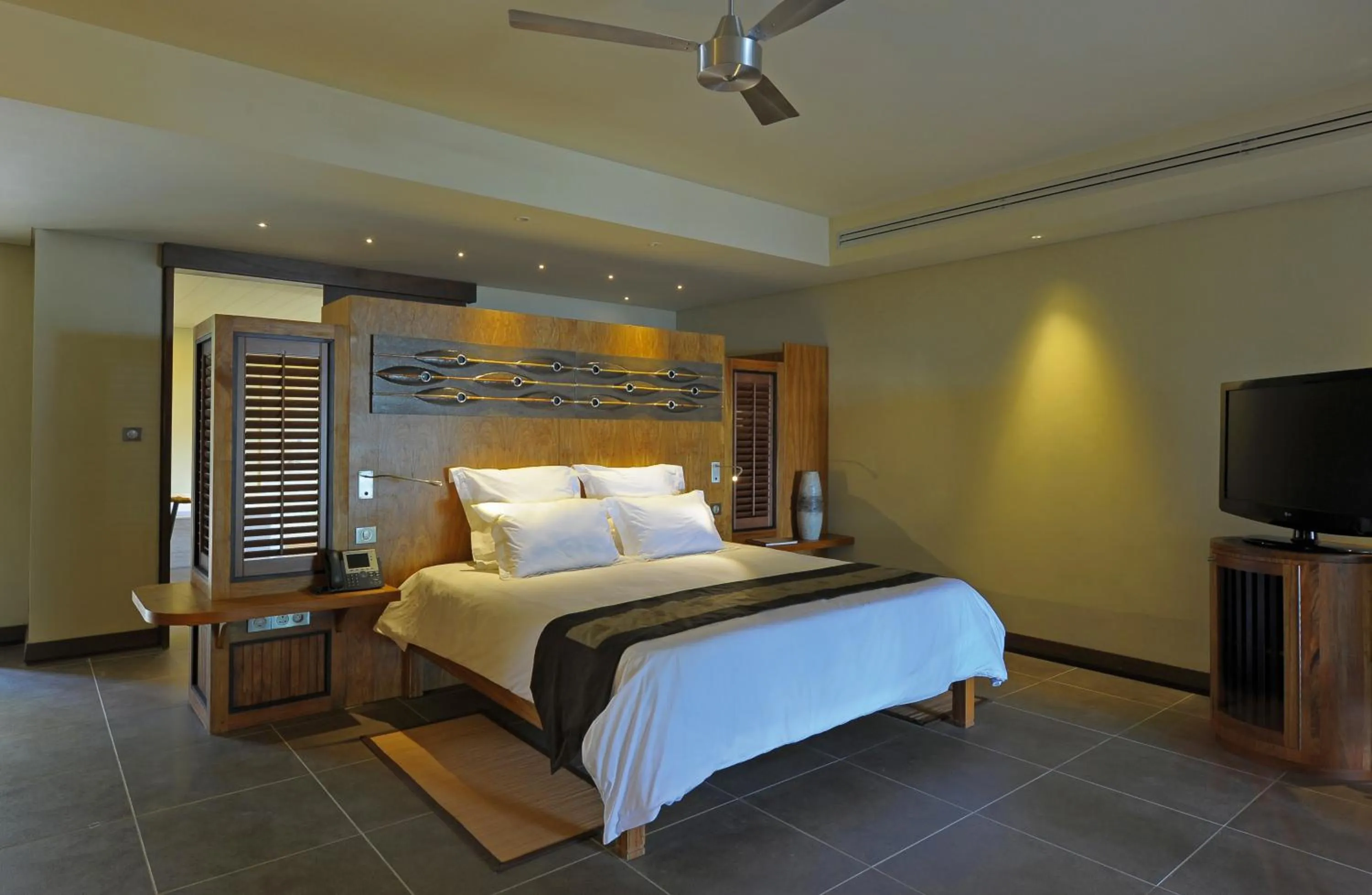 Bed in Trou aux Biches Beachcomber Golf Resort & Spa