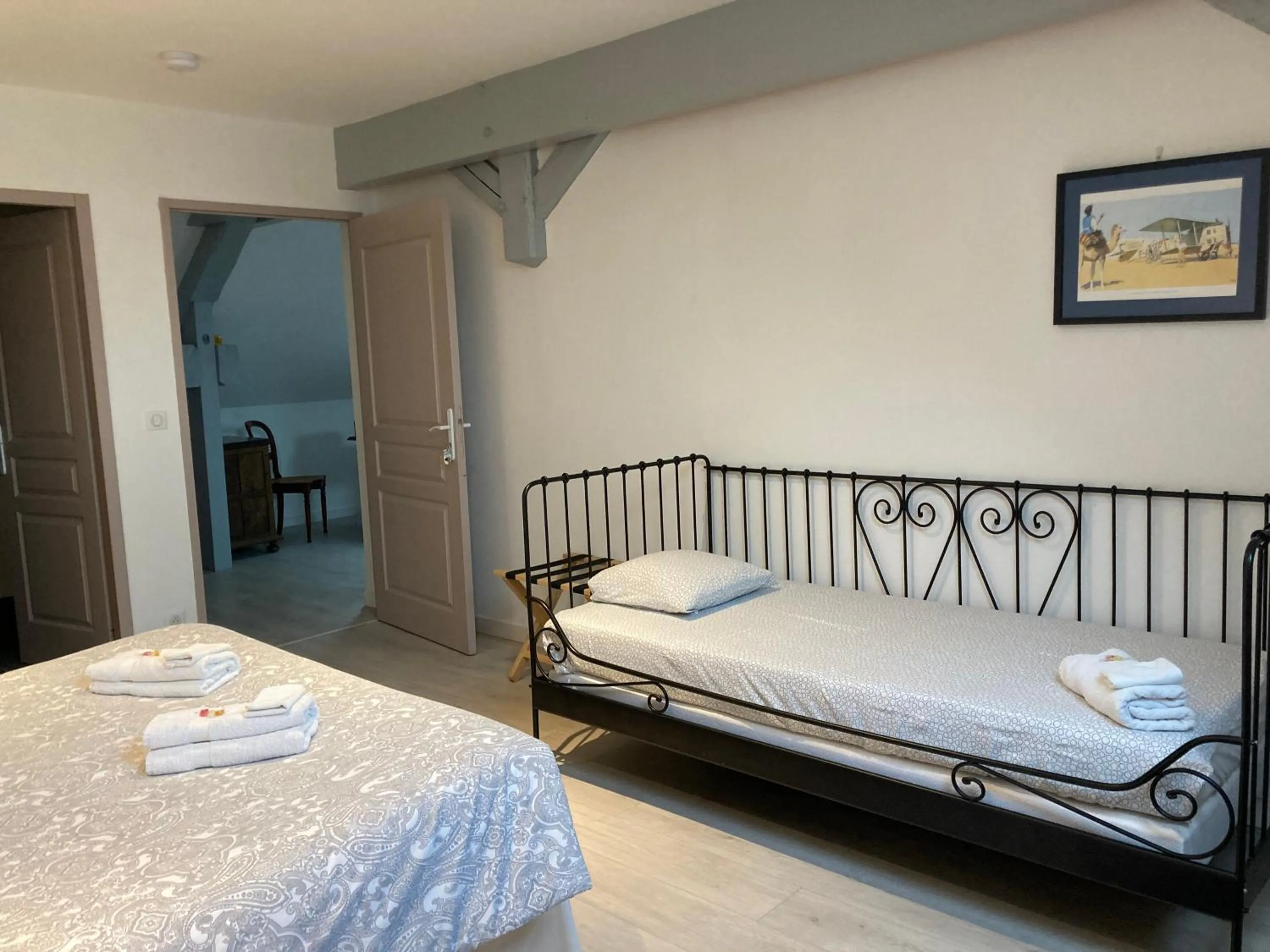 Bed in Chambres d'hotes Maison Gille