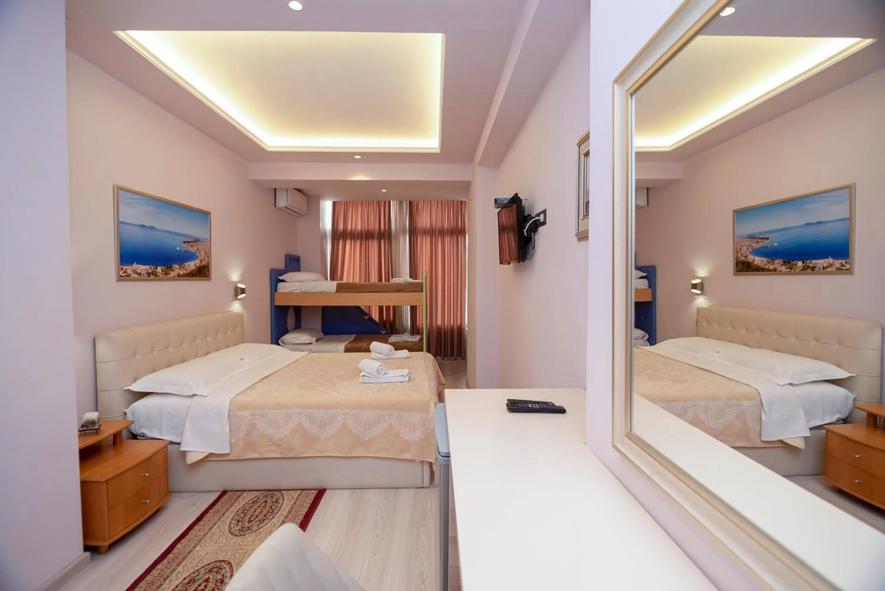 Bed in San Marino Hotel