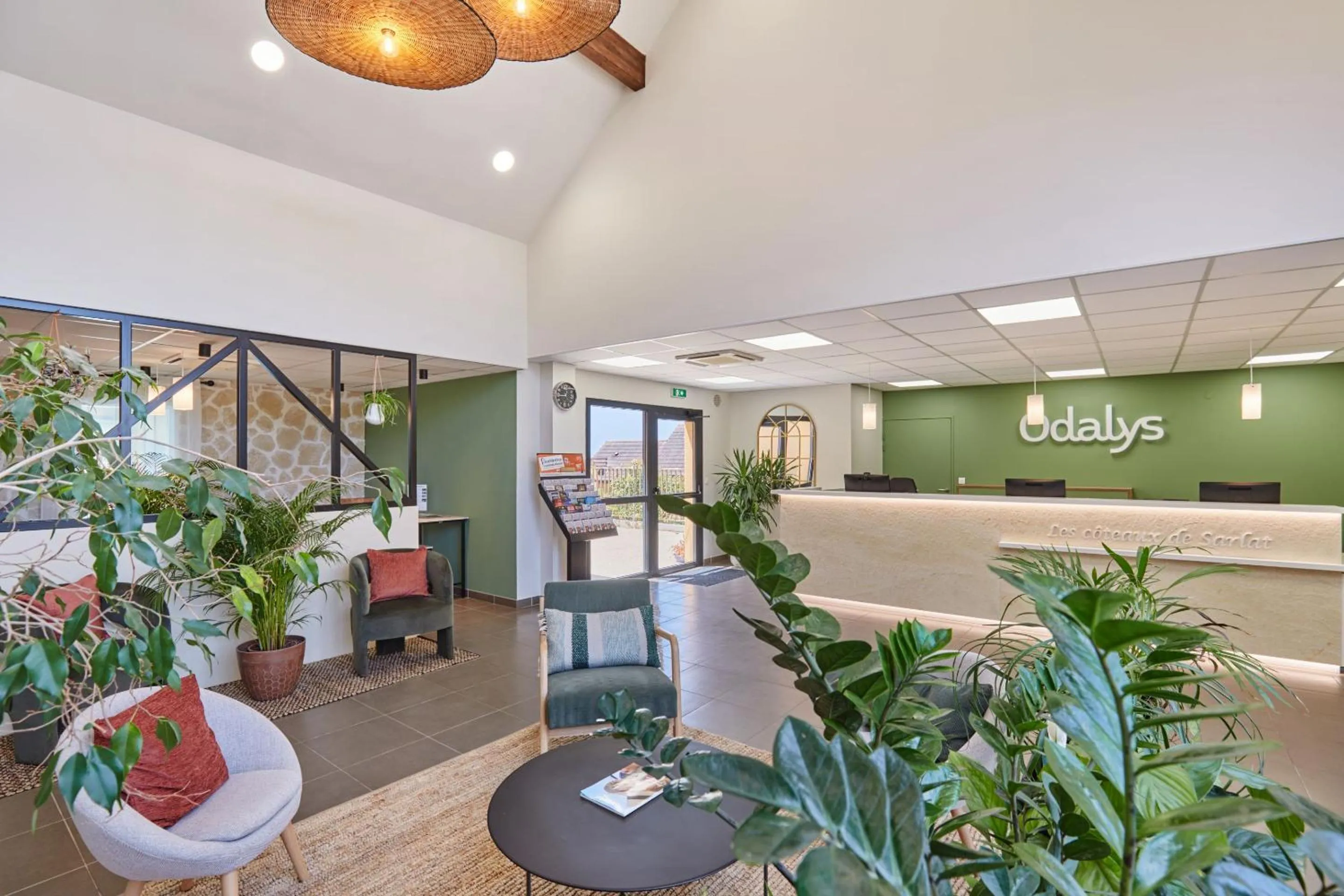 Lobby or reception in Résidence Odalys - Les Coteaux de Sarlat
