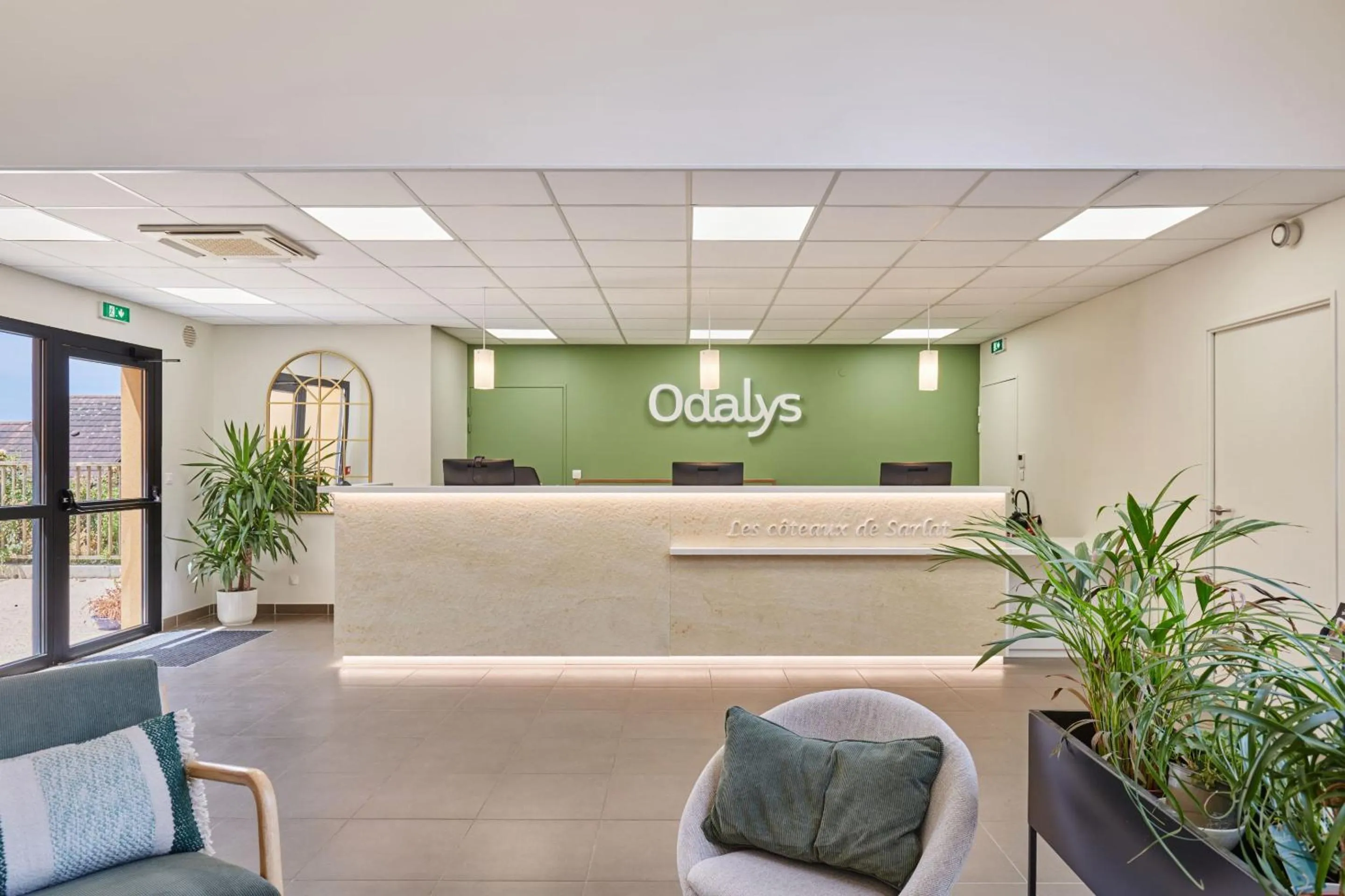 Lobby or reception in Résidence Odalys - Les Coteaux de Sarlat