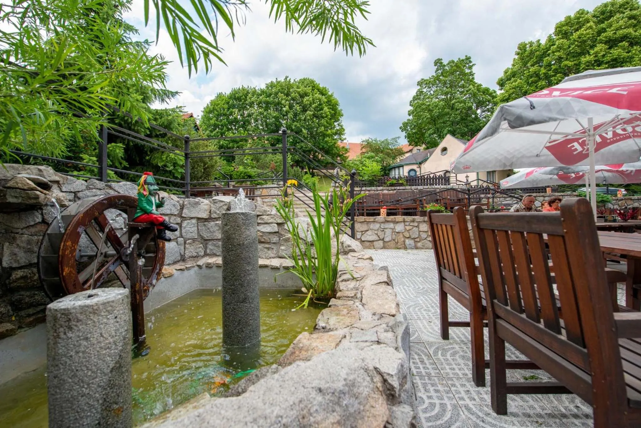 Patio in Hotel Rustikal