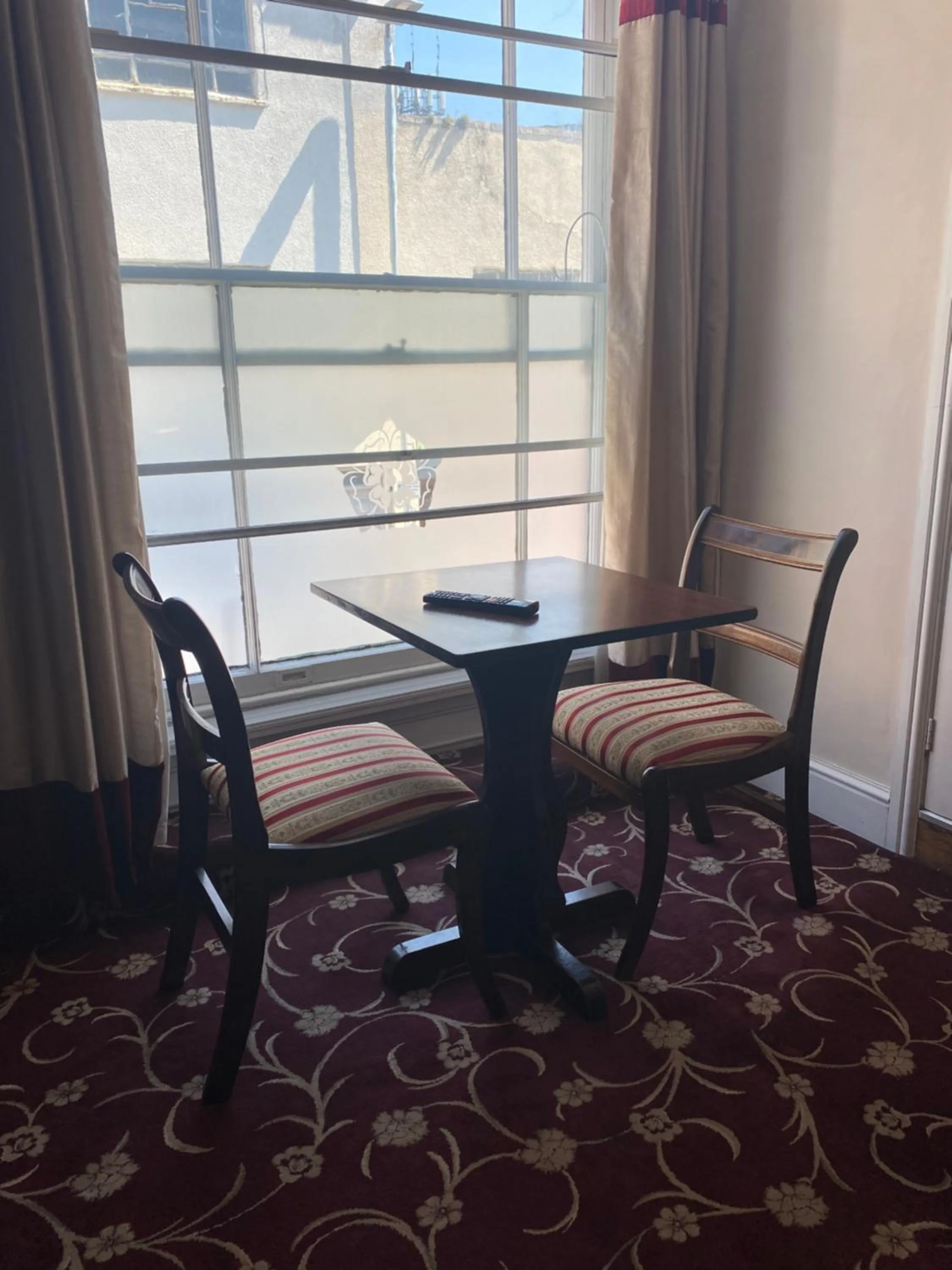 Dining area in The Tudor Hotel