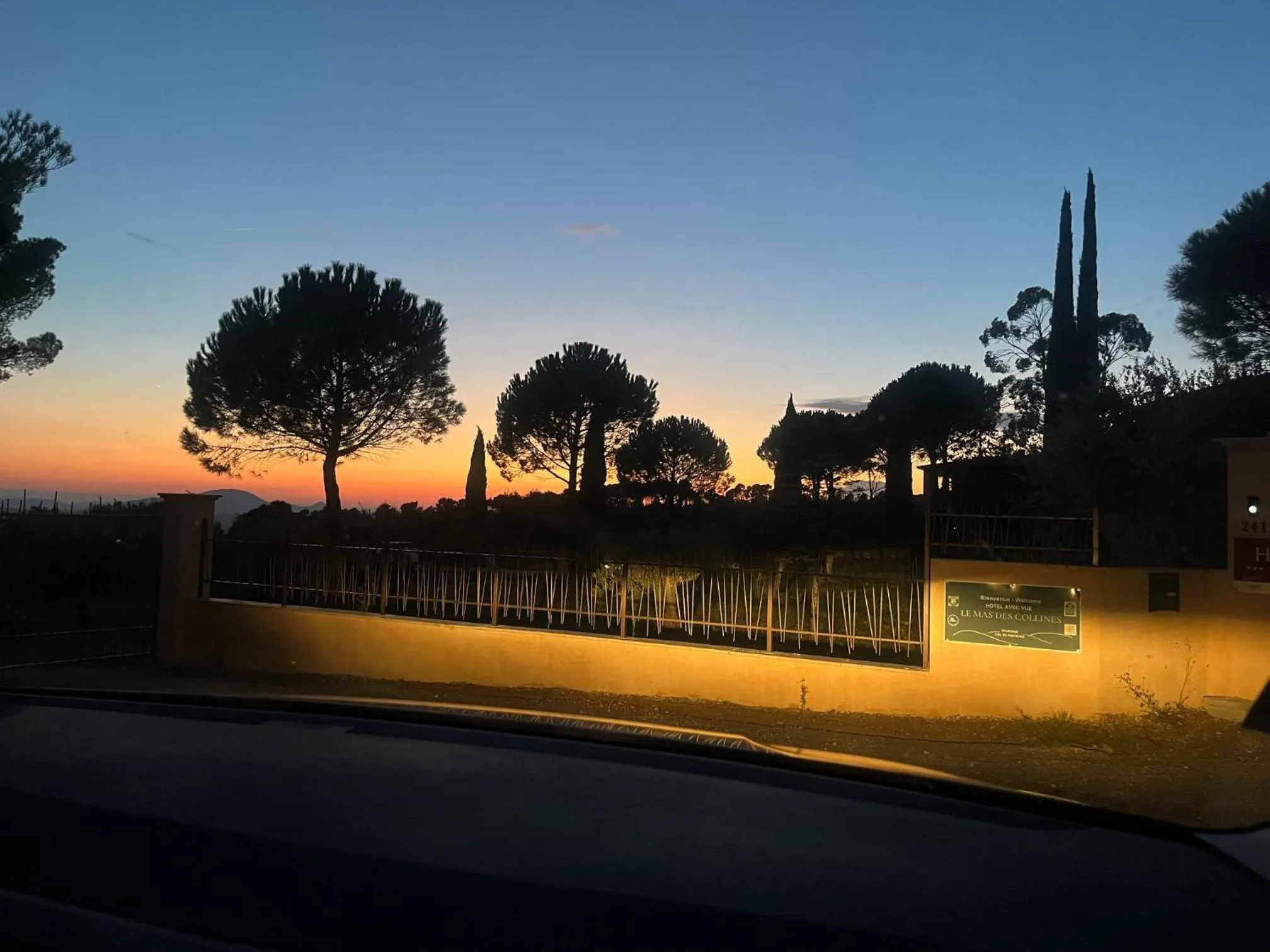 Sunset in Le Mas des Collines