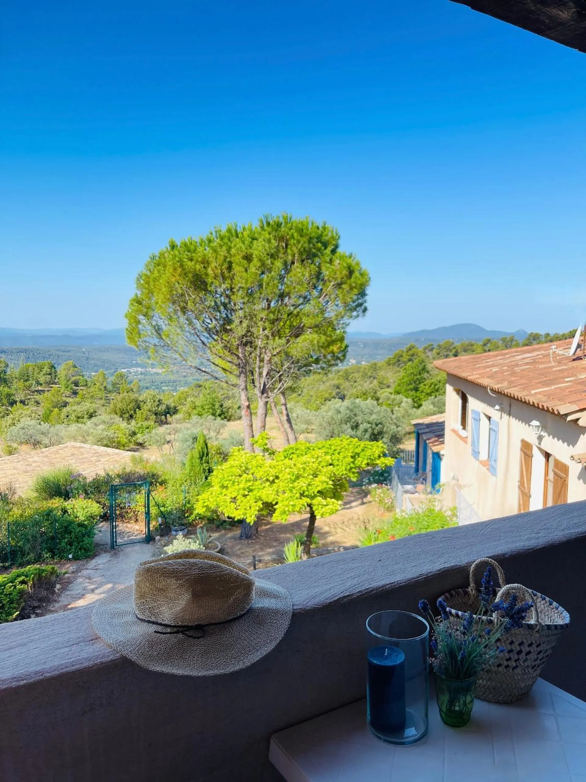 View (from property/room) in Le Mas des Collines
