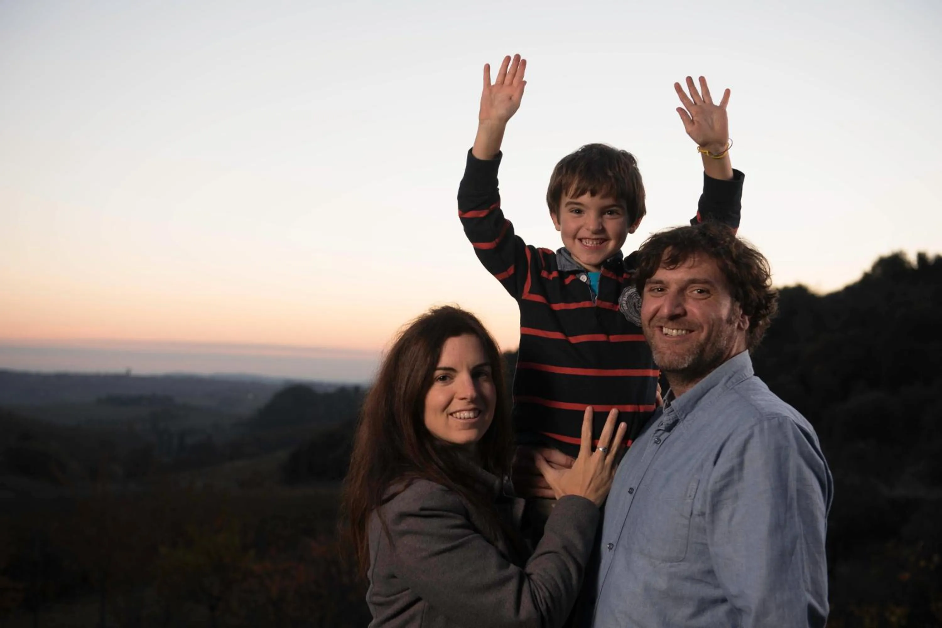 Family in Tenuta Santo Pietro