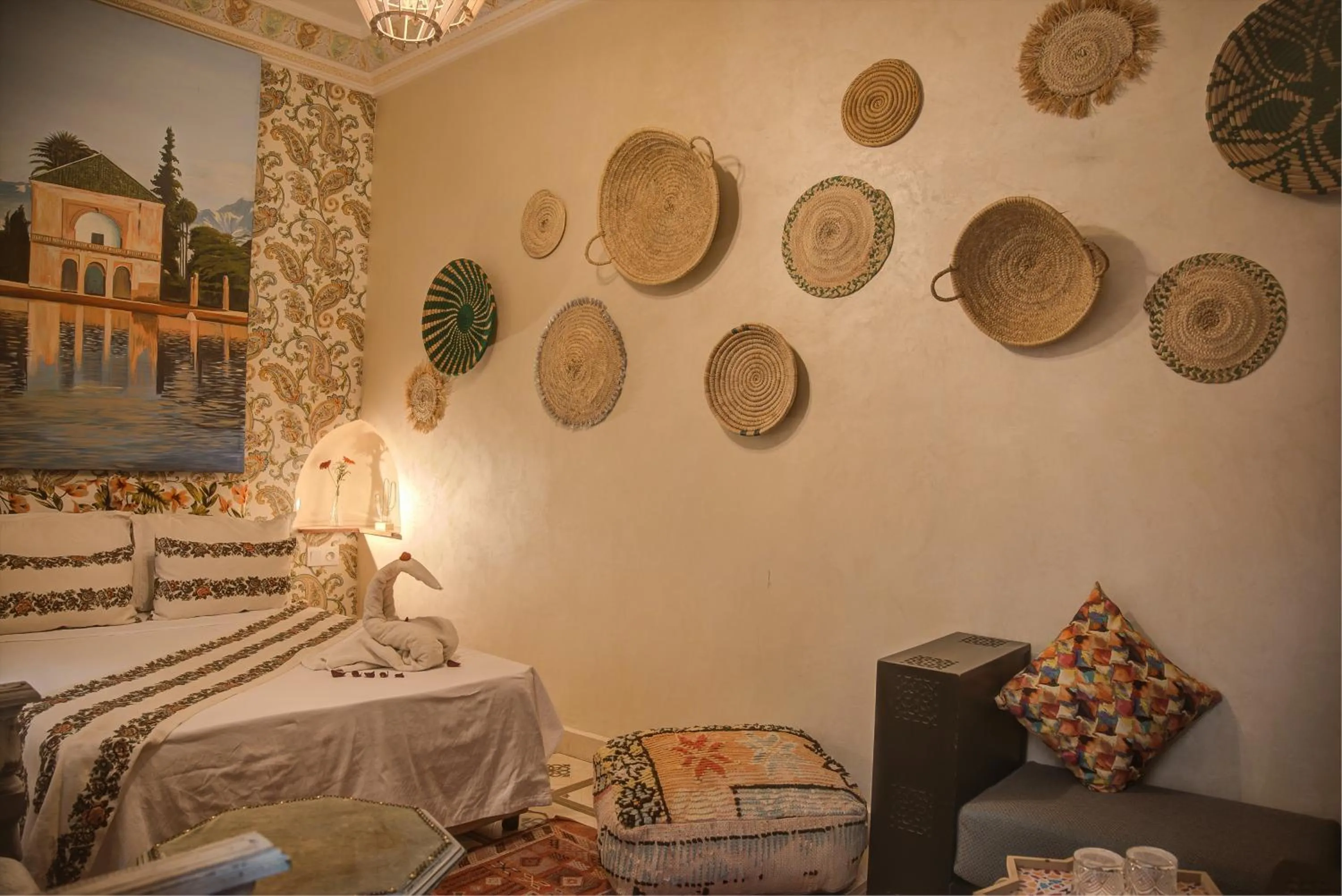 Photo of the whole room, Bed in Riad Les Oliviers & Spa