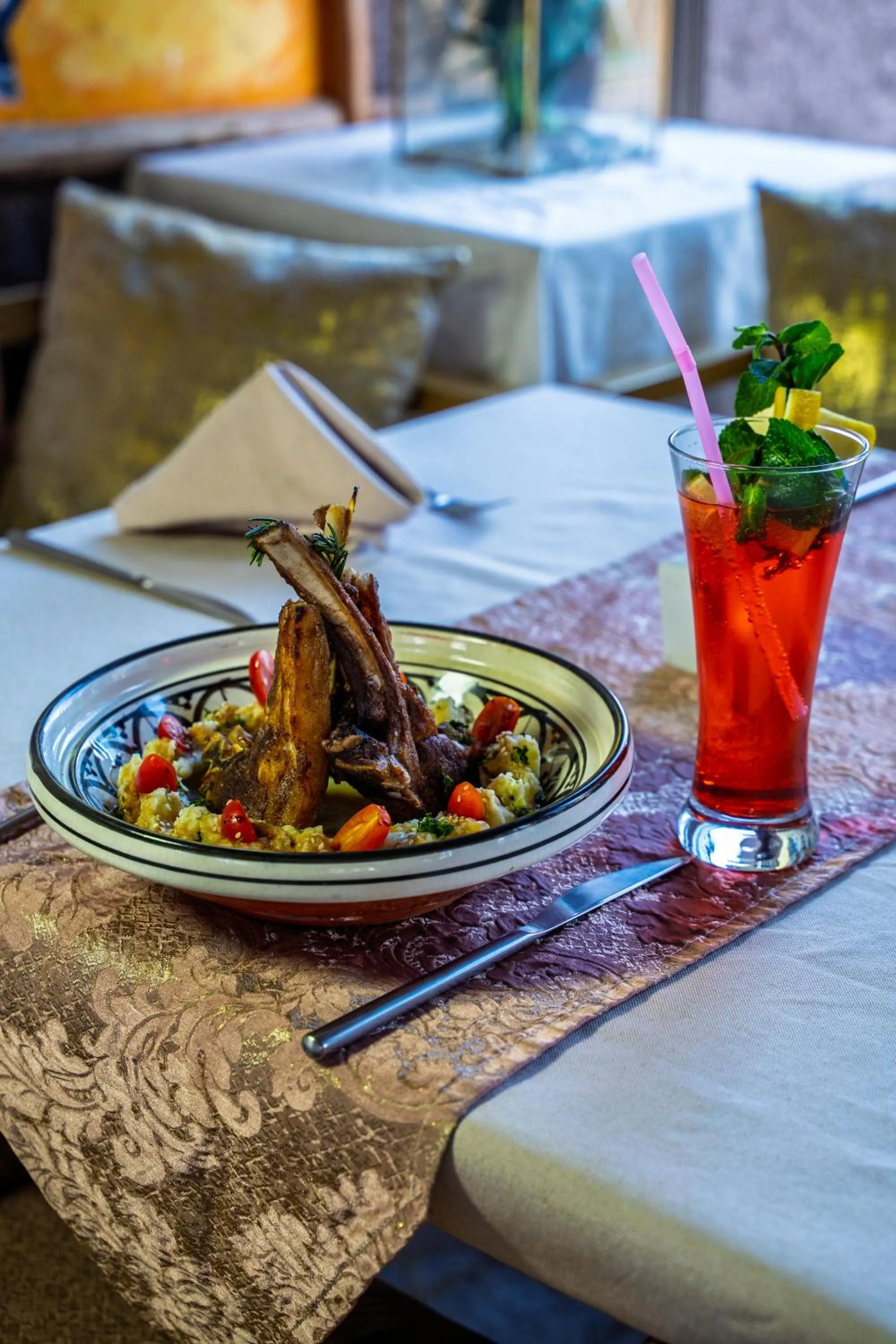 Restaurant/places to eat in Riad Les Oliviers & Spa