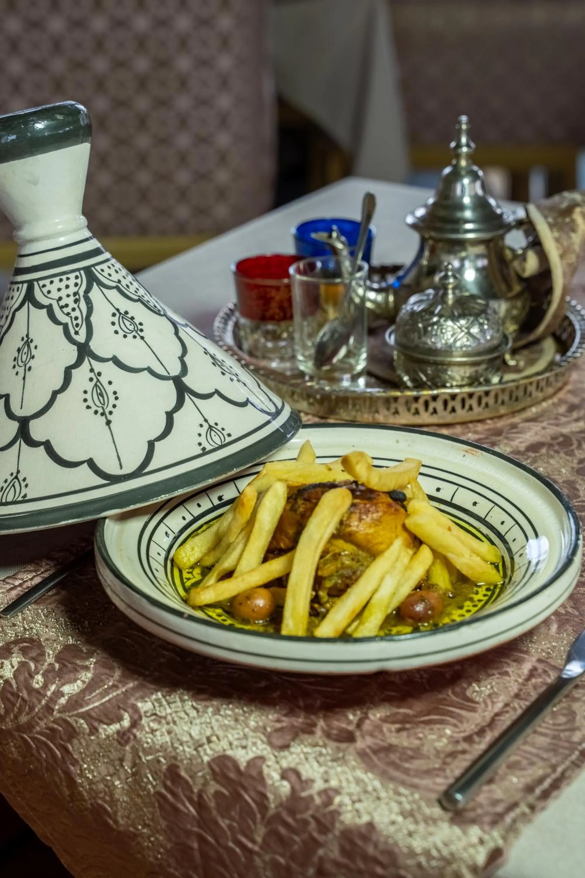 Restaurant/places to eat in Riad Les Oliviers & Spa