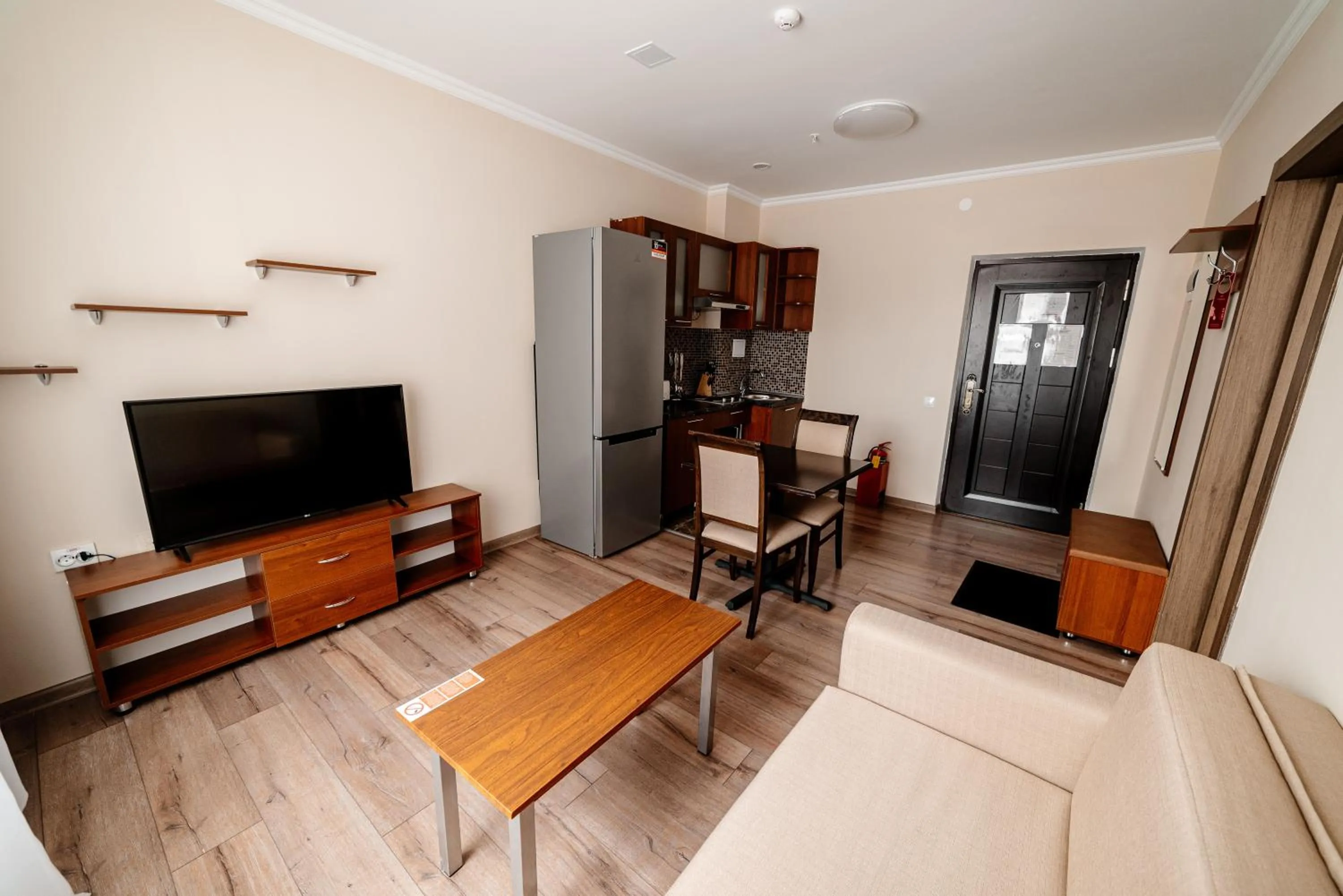 Kitchen or kitchenette in Chagala Hotel Uralsk