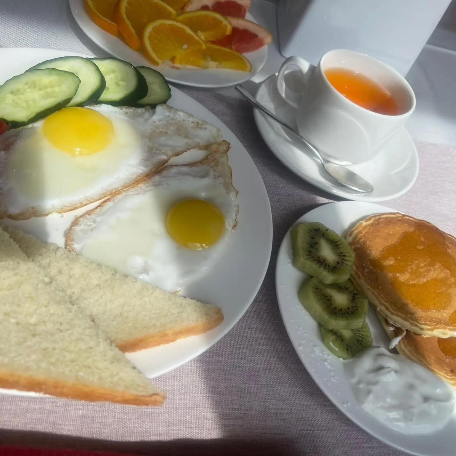 Food and drinks in Chagala Hotel Uralsk