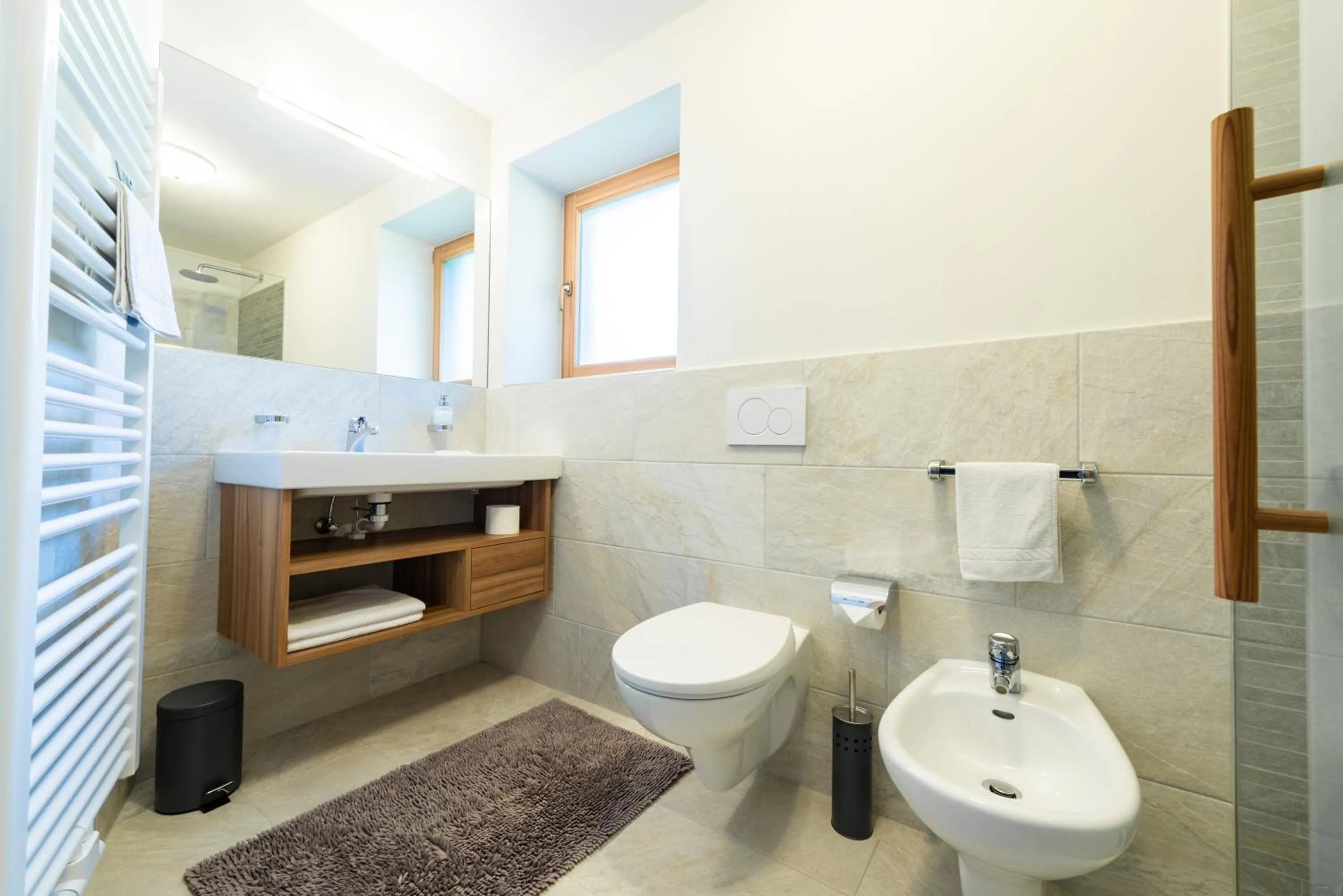 Toilet in Garni Hotel Geier