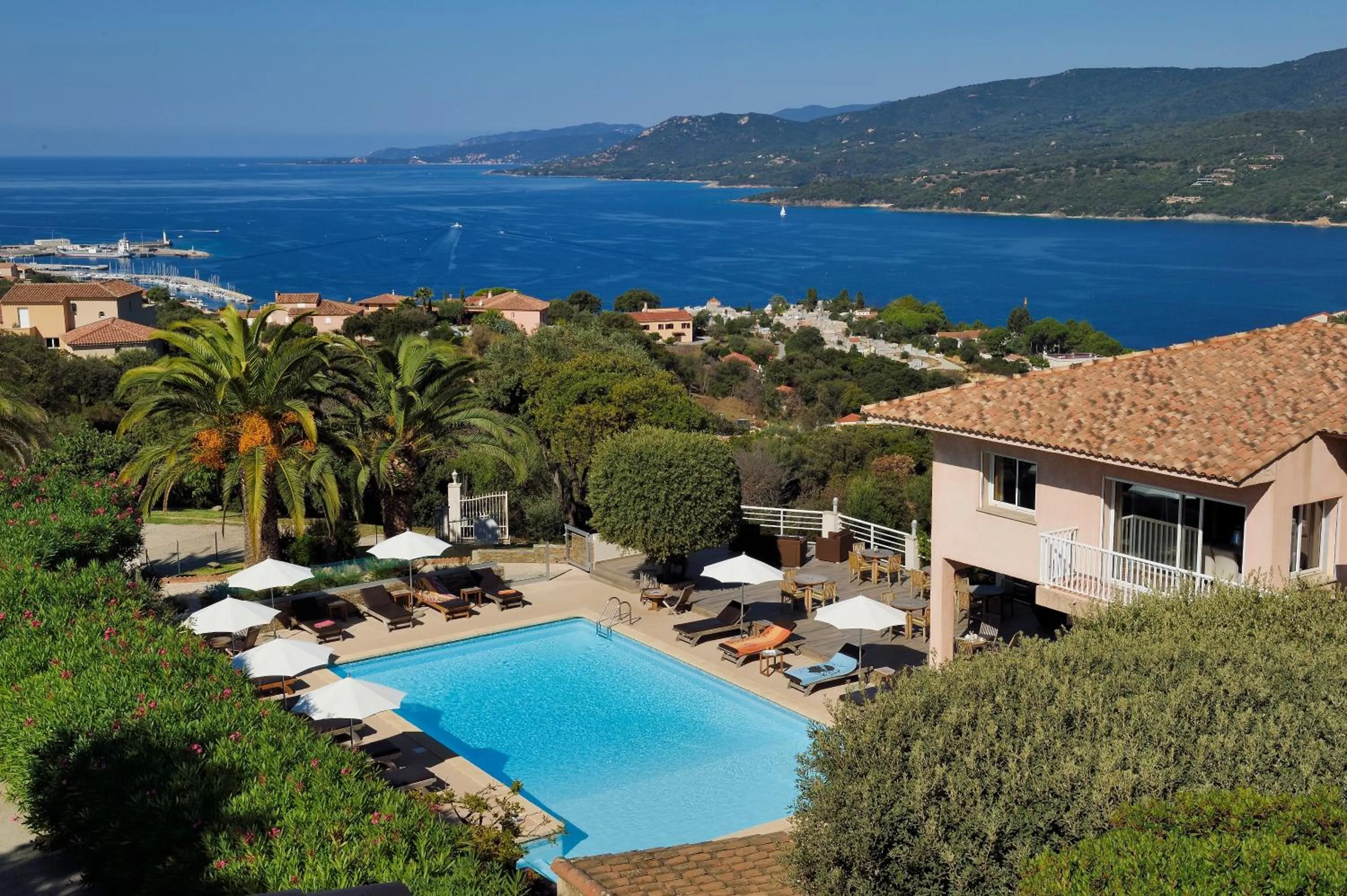 Bird's eye view in Résidence Aria Marina