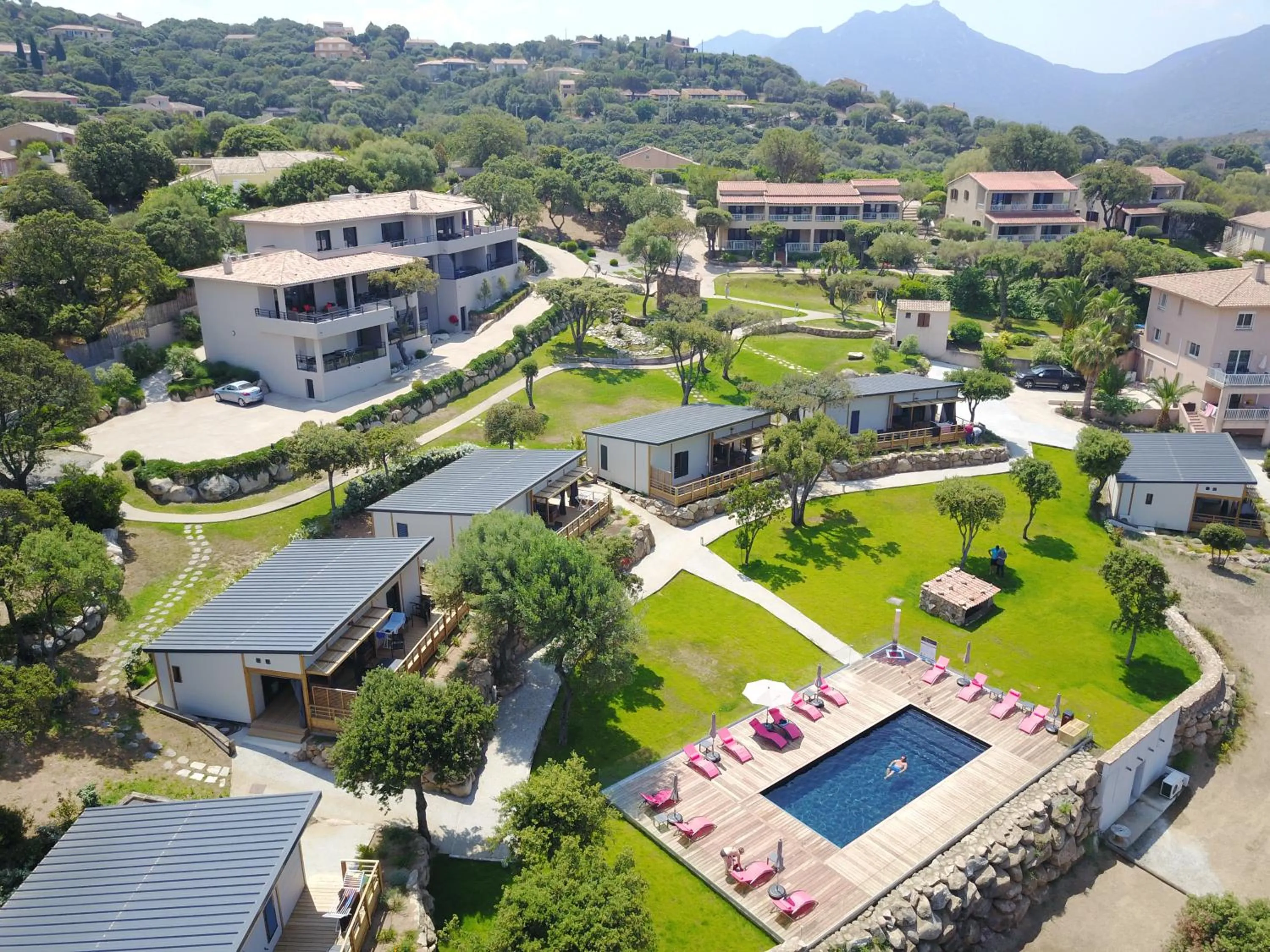 Bird's eye view in Résidence Aria Marina